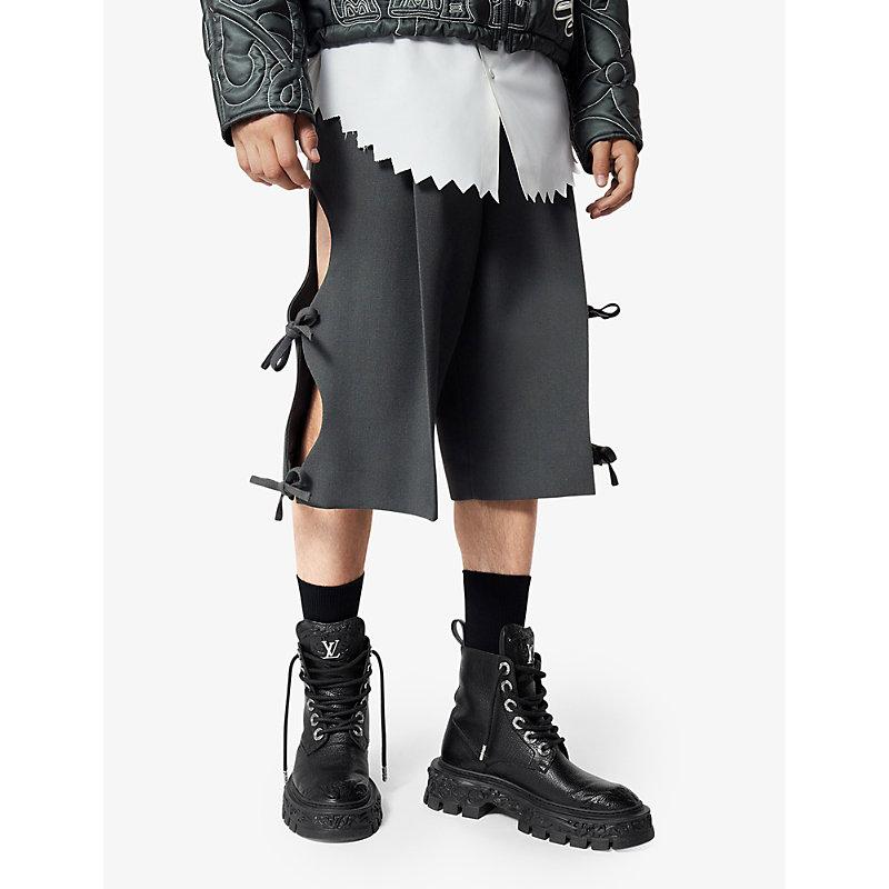 Louis Vuitton Baroque Ranger Logo-plaque Leather Boots in