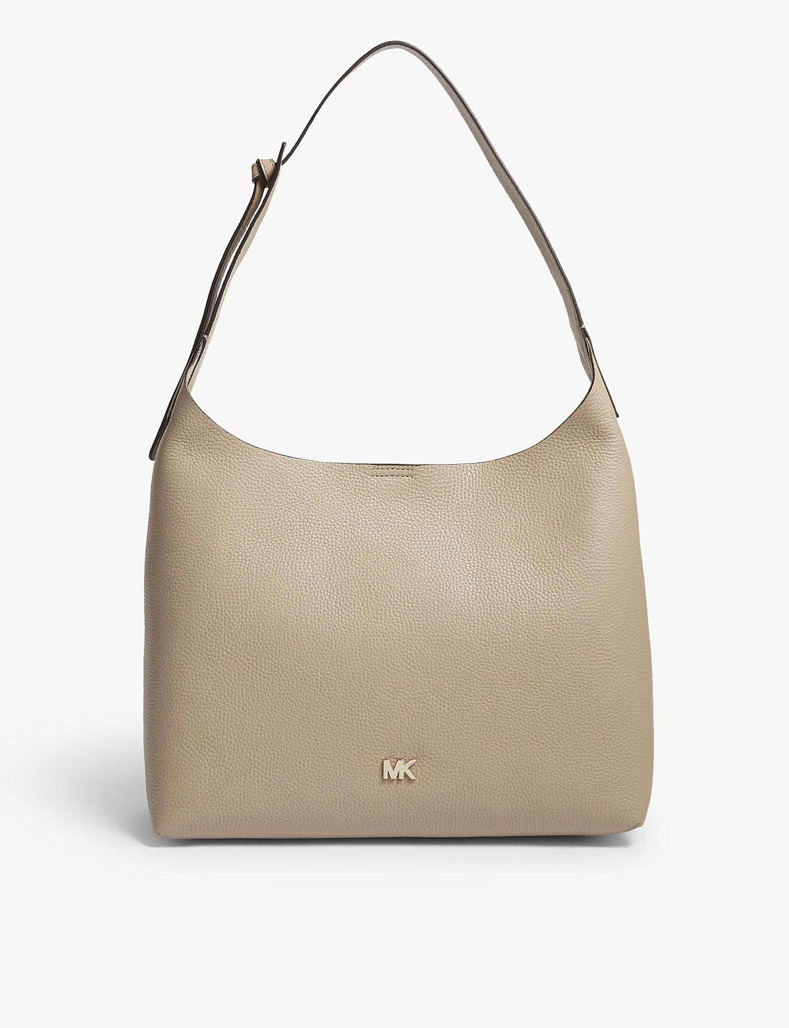 michael kors junie medium leather shoulder bag