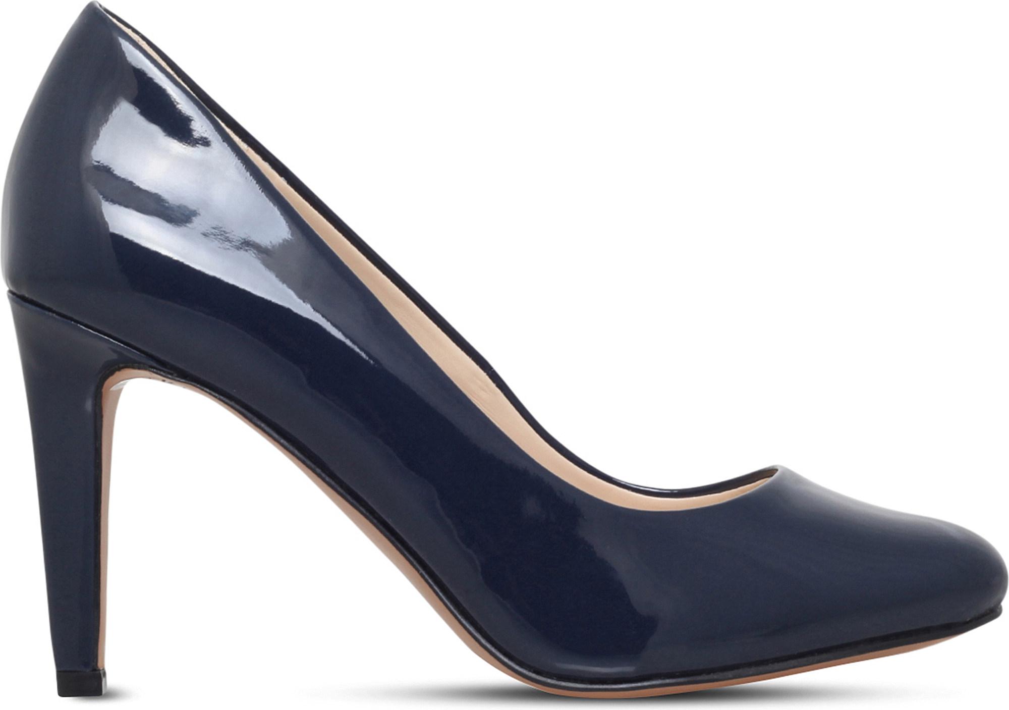 Nine West Handjive Patent-leather Court Shoes in Blue | Lyst