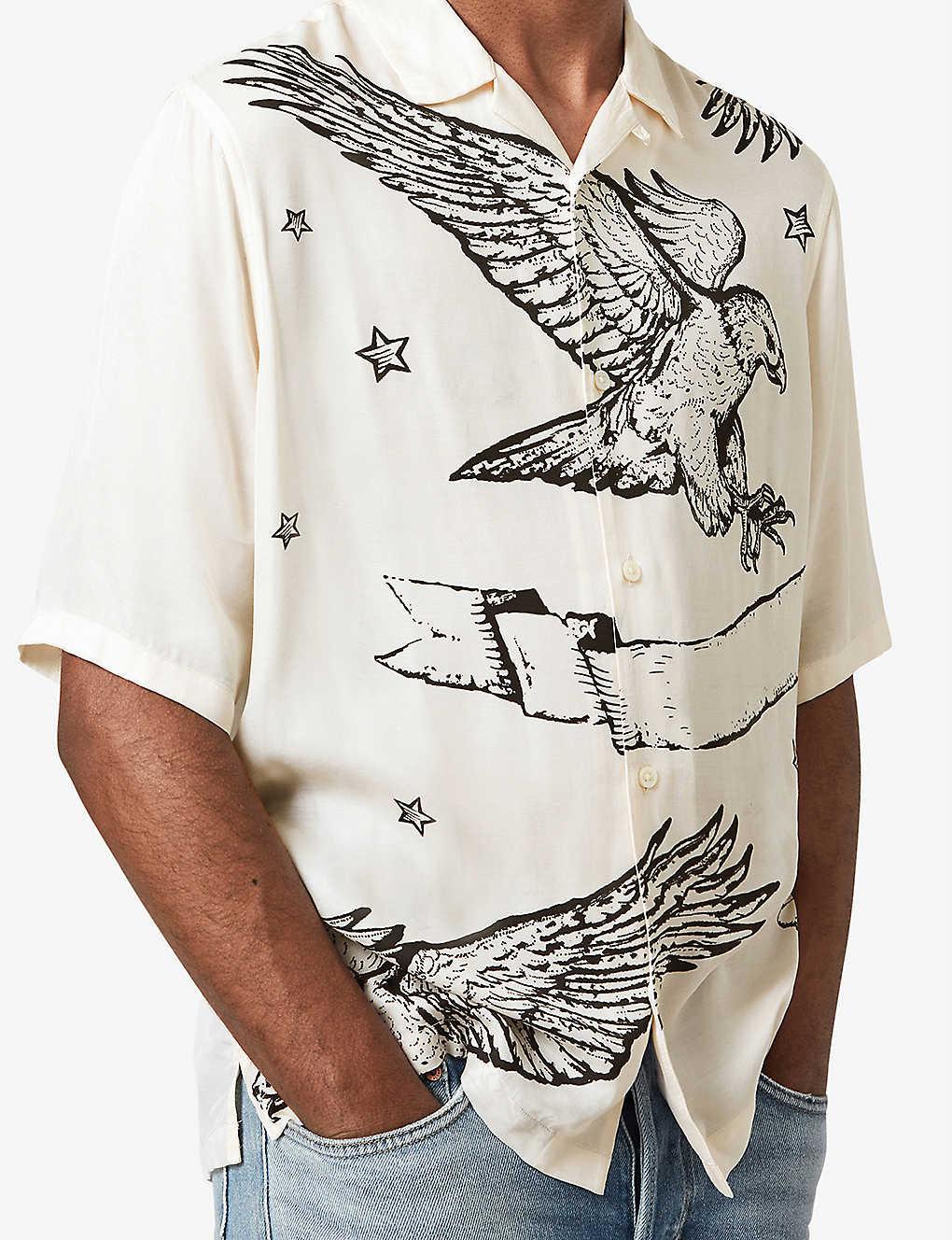 all saints eagle shirt