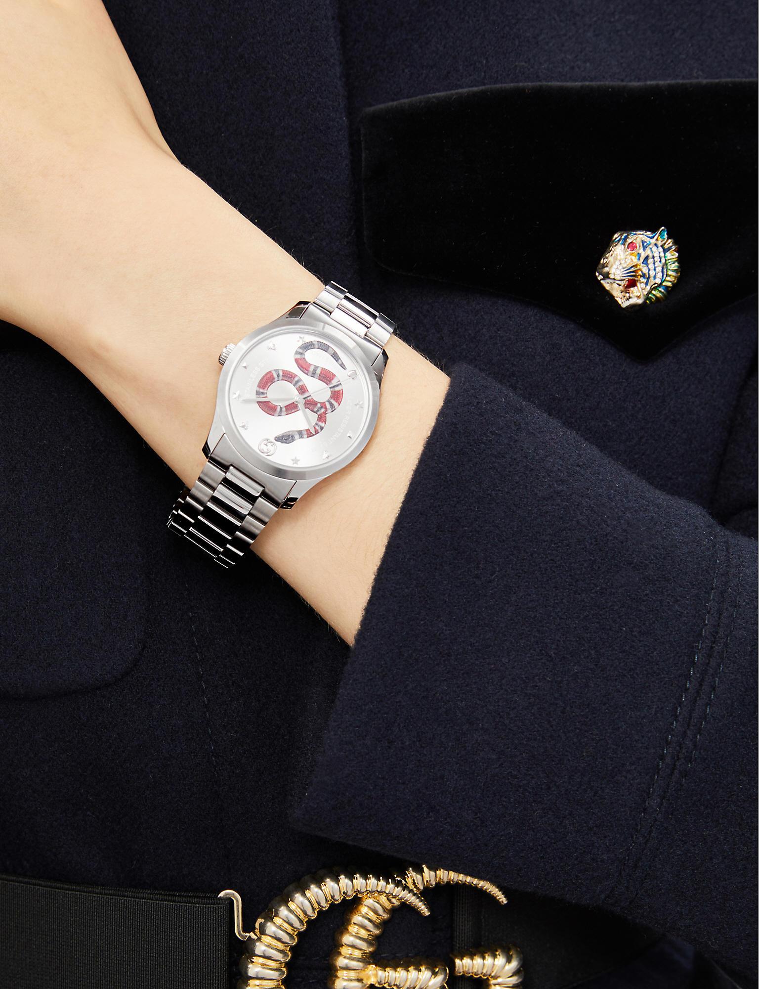 Gucci Ya1264076 G-timeless Stainless 