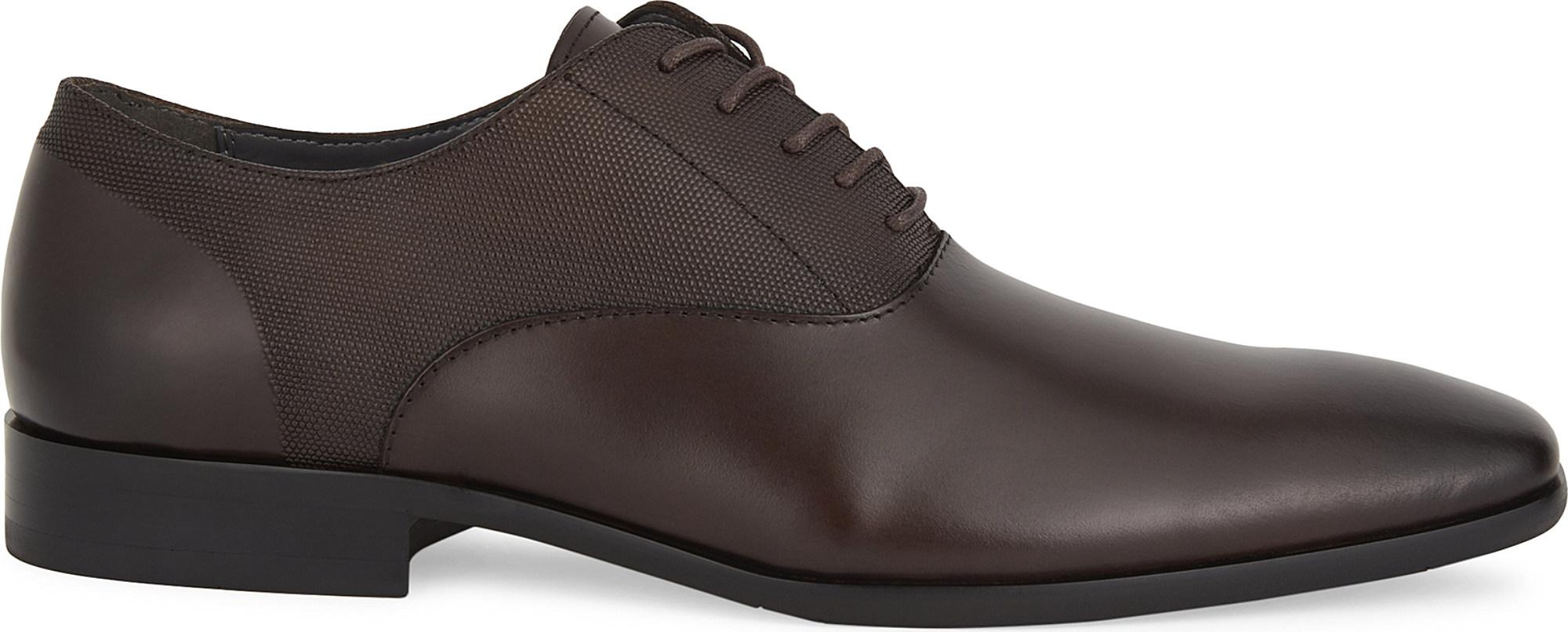ALDO Piccadilly Leather Oxford Shoes in Dark Brown (Brown) for Men - Lyst