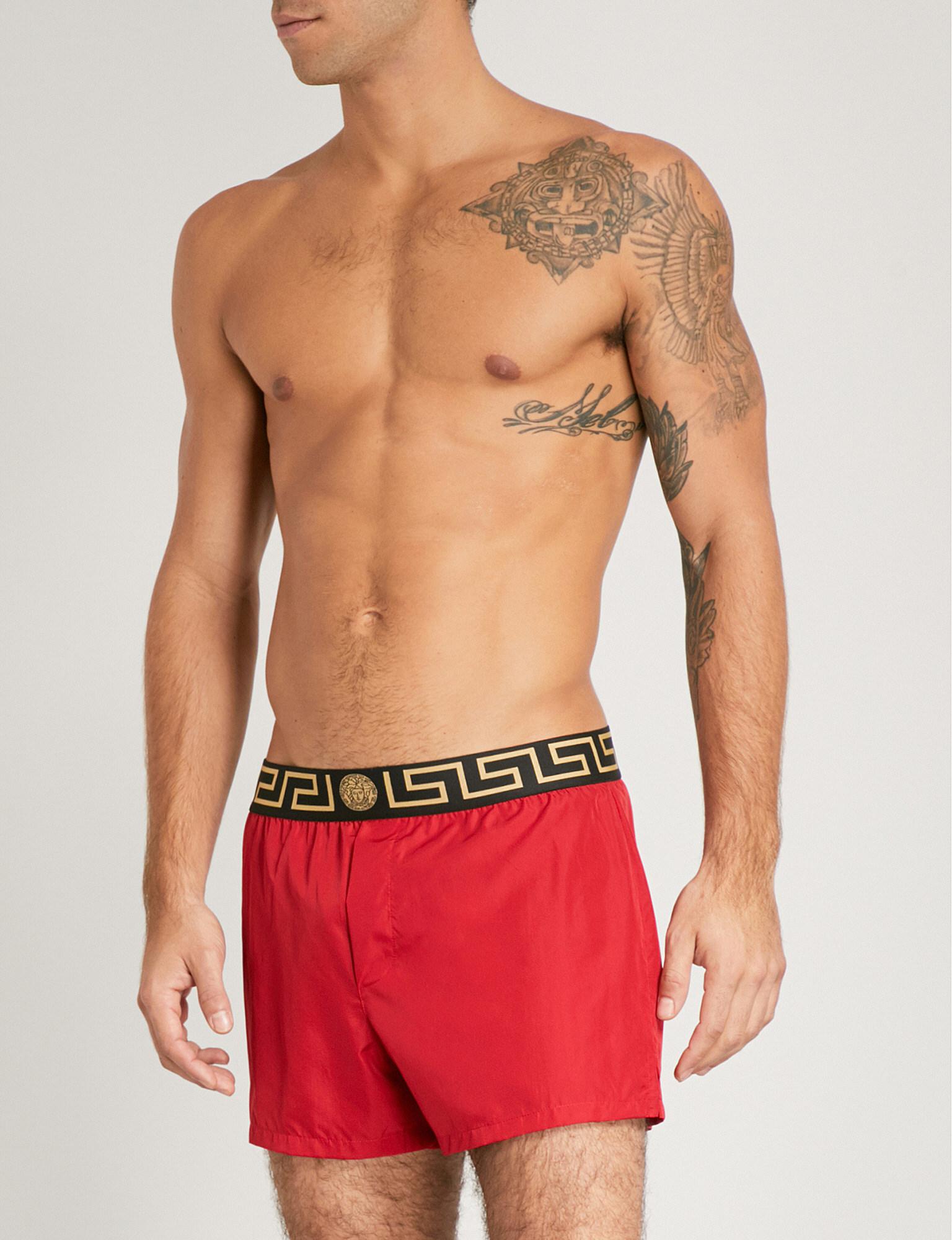 versace iconic swim shorts