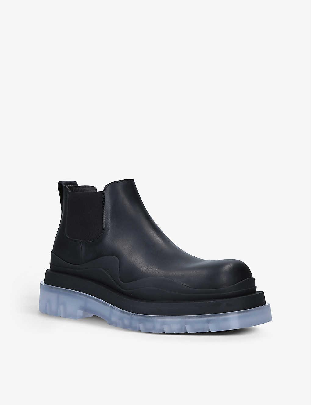 low top black boots