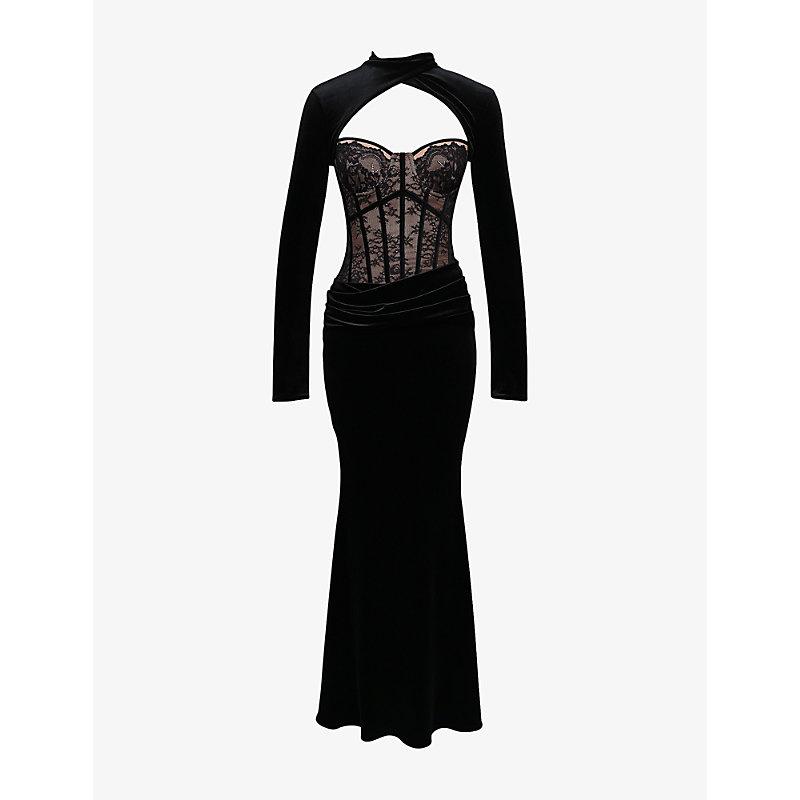 sachin and babi light blue dress Black chiffon bolero for evening dress