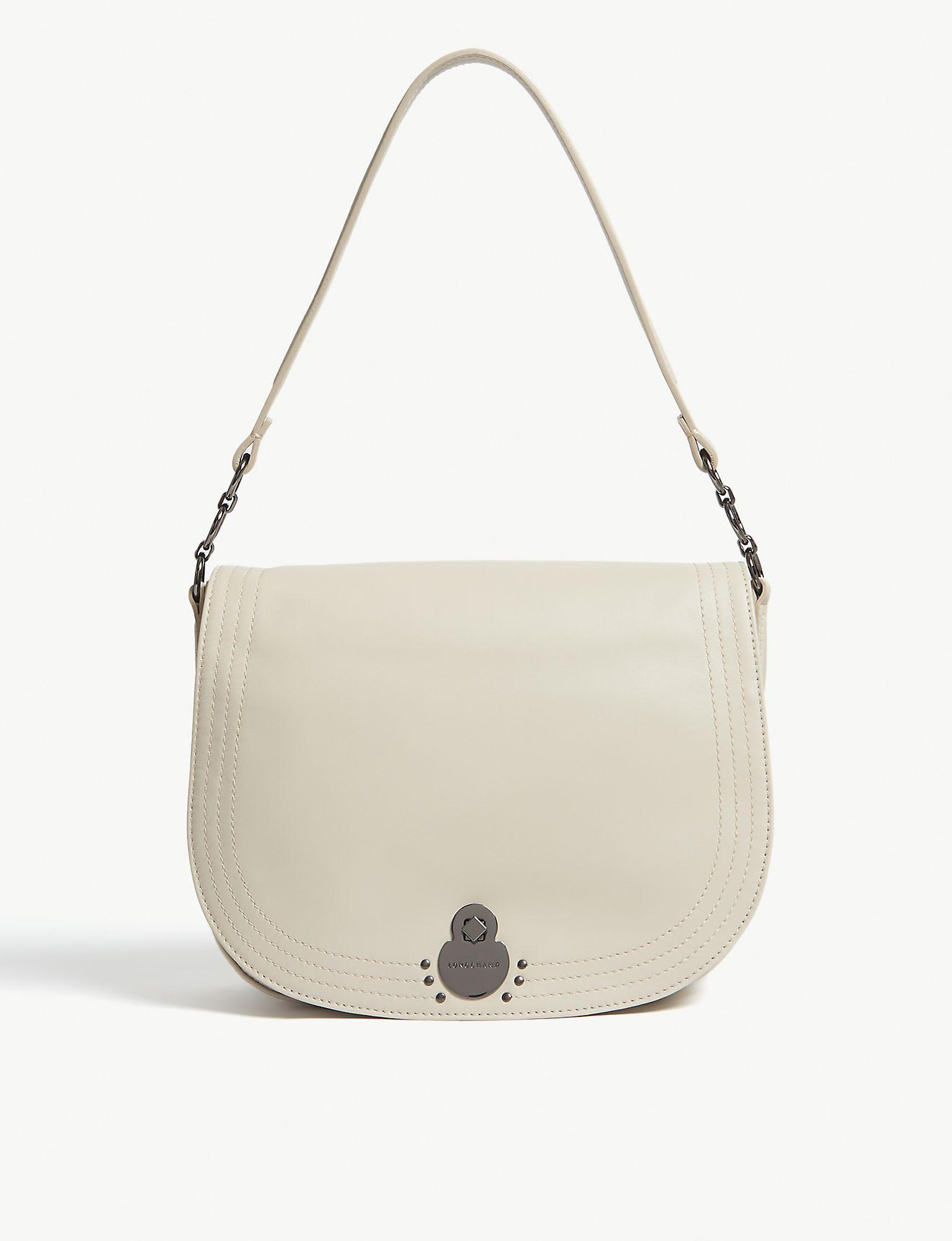 Longchamp Cavalcade Leather Shoulder Bag in Clay (Natural) Lyst