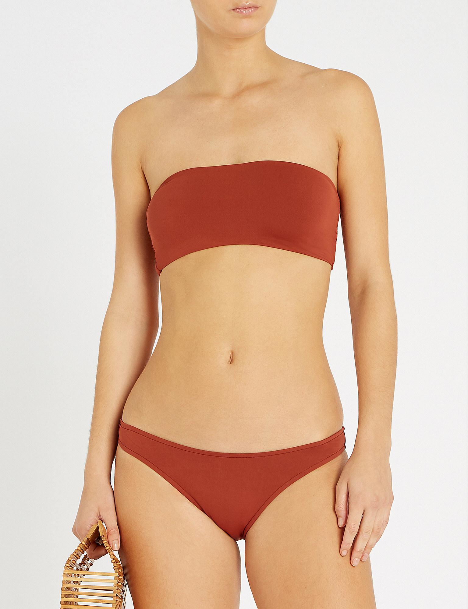 burnt orange bikini top