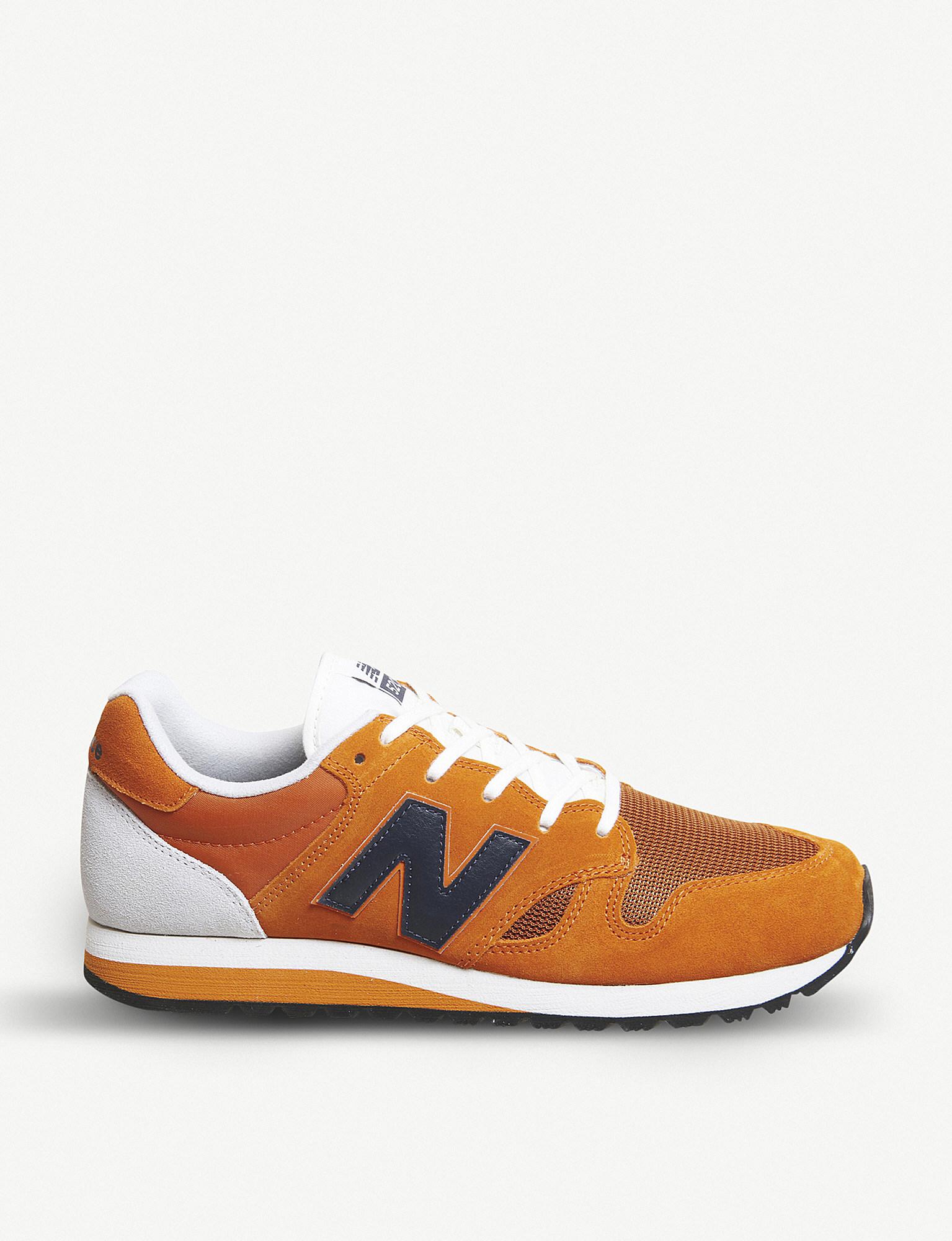New Balance U5 Suede And Mesh Trainers In Vintage Orange Orange For Men Lyst