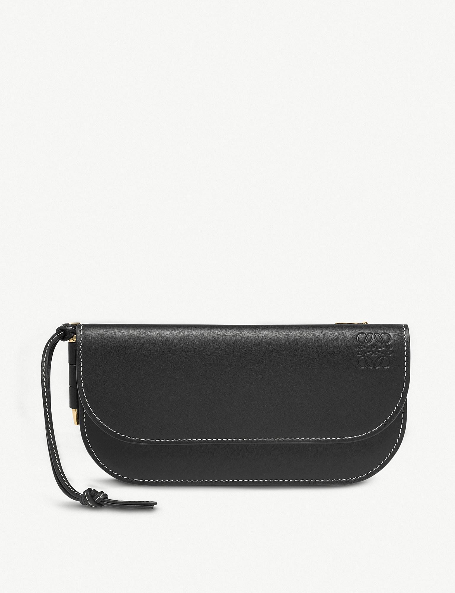 Loewe Gate Continental Leather Wallet 