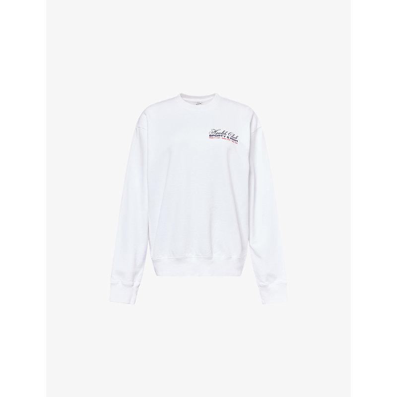 その他 Sporty & Rich SWEATSHIRT WITH LOGO (CR952TF_TAFFY/WHITE) Sporty & Rich White Quarter Zip Hoodie - Fabric of Society