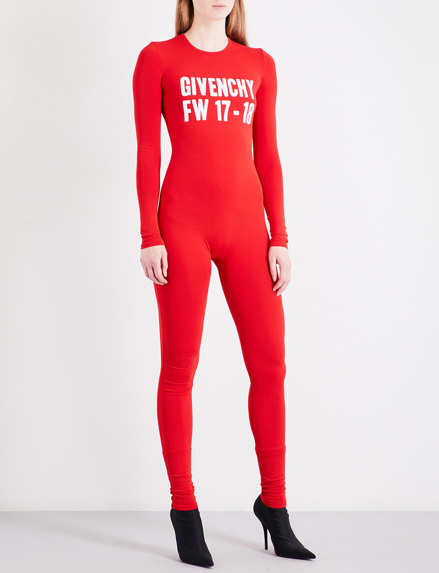 Total 39+ imagen red givenchy jumpsuit