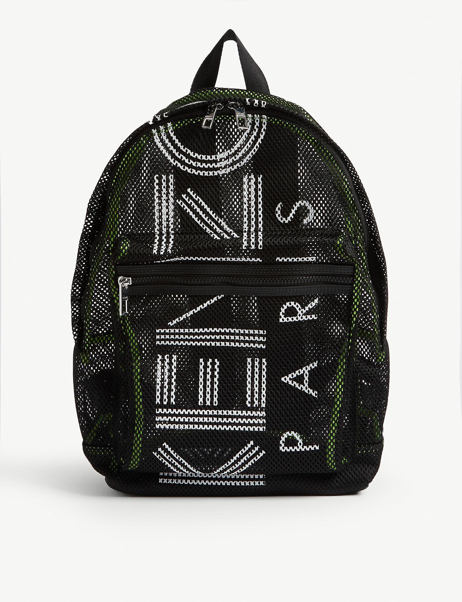 kenzo logo backpack