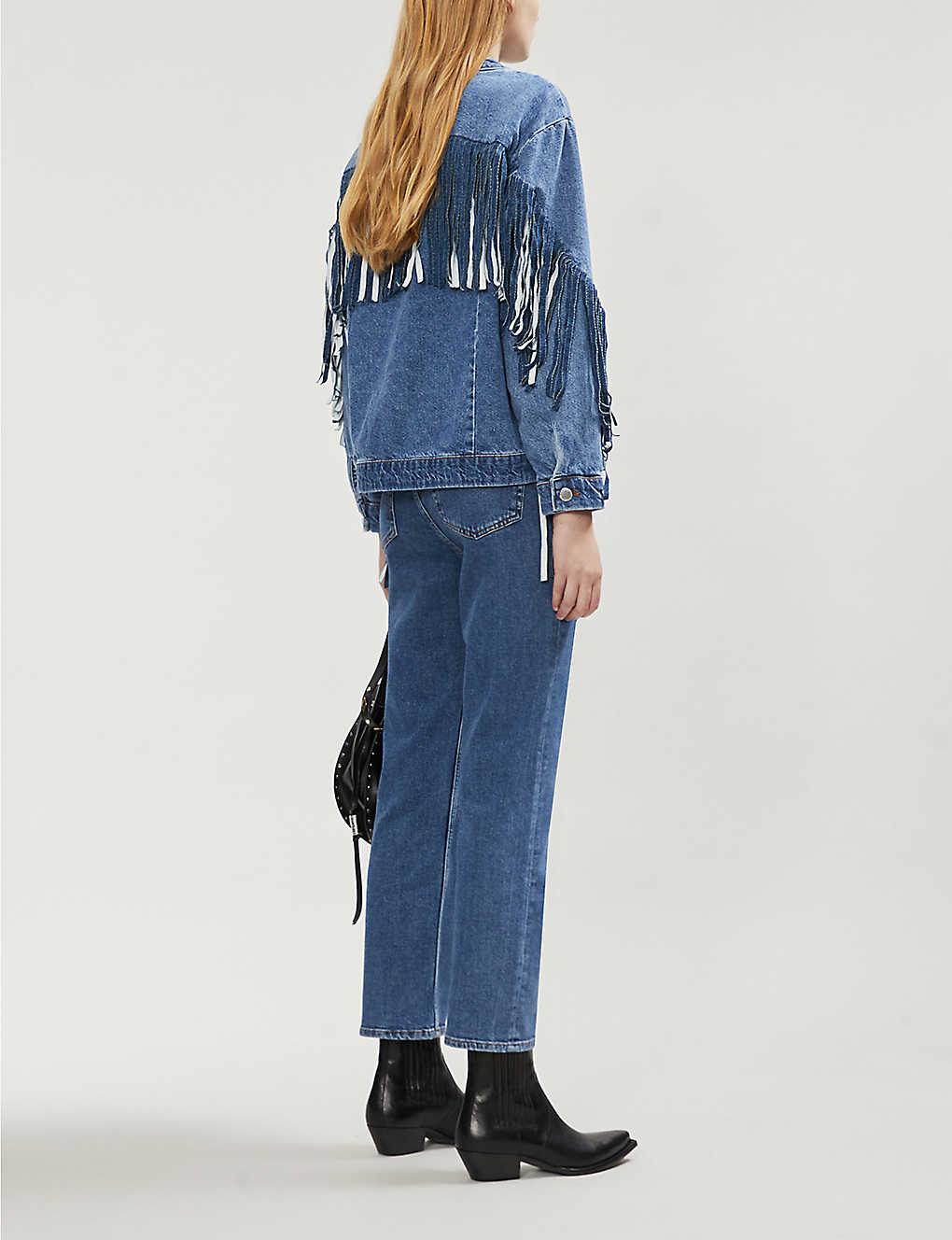 fringe jeans jacket