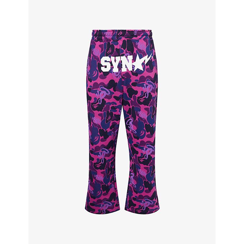 A Bathing Ape Bape X Spotify X Syna Camouflage-Print Cotton-Blend