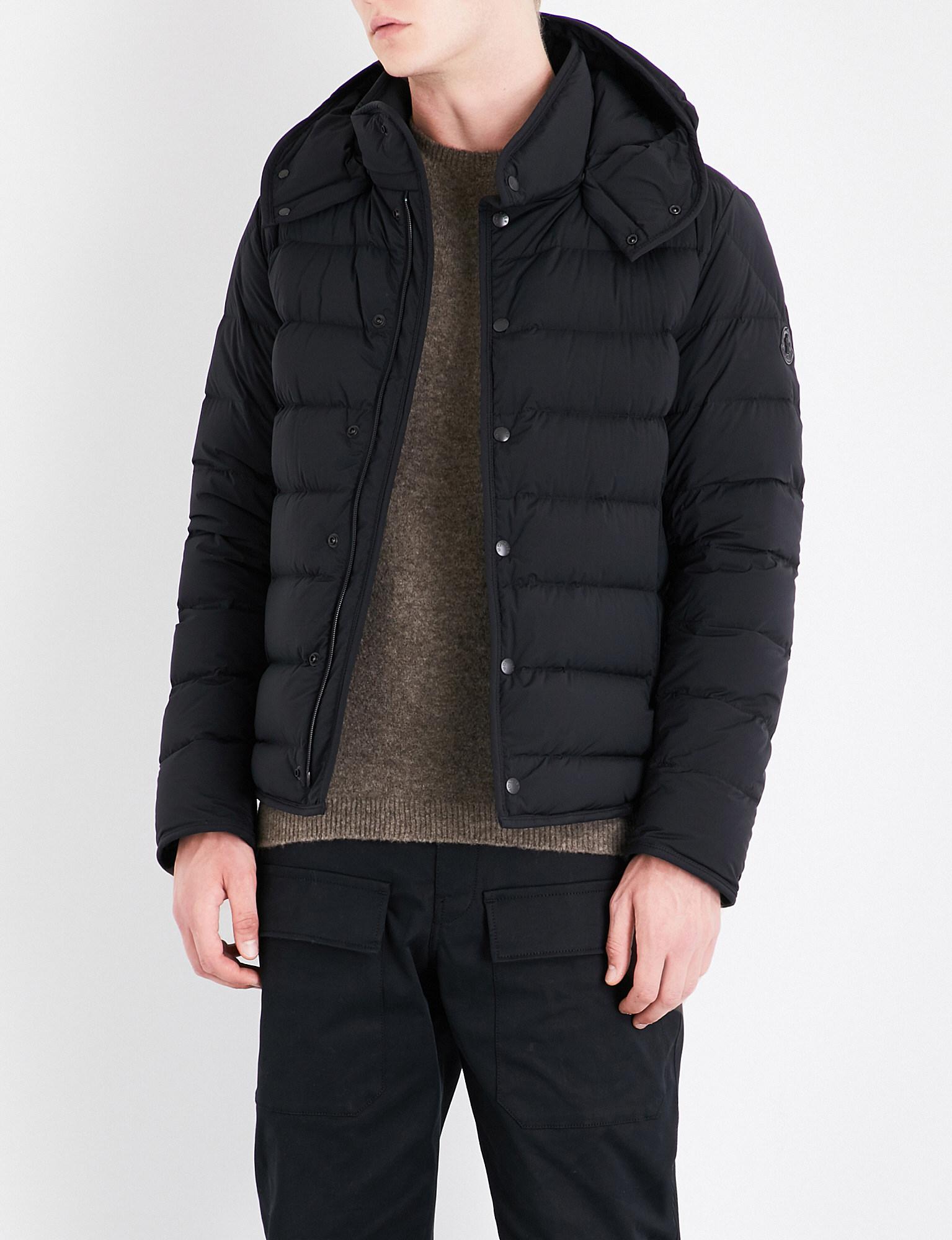 Moncler Nazaire Quilted Shell Coat in 
