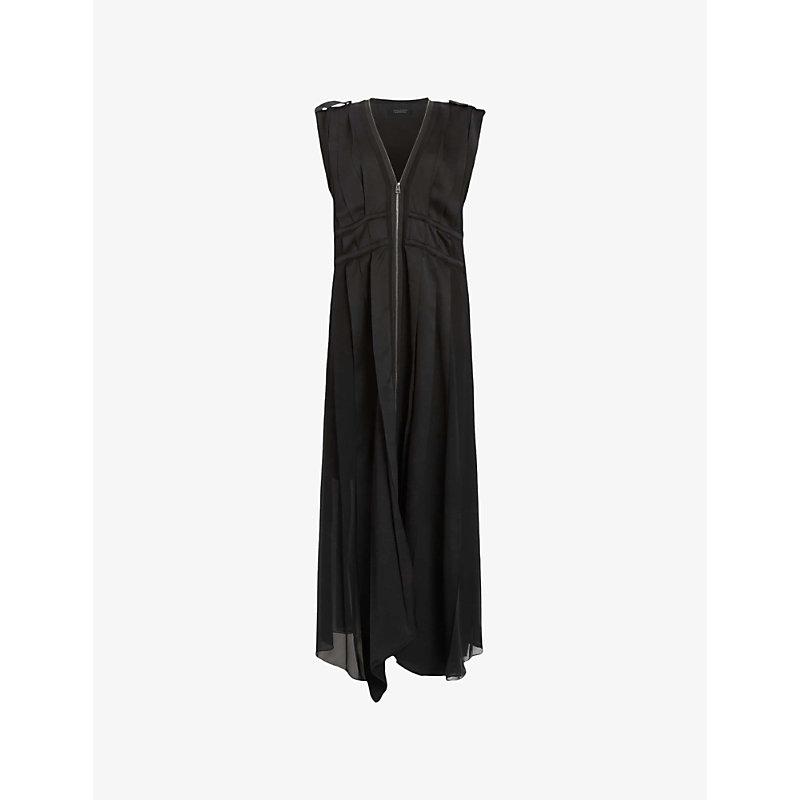 Silk Jayda All Saints Lewis Dress Women's AllSaints Dresses From