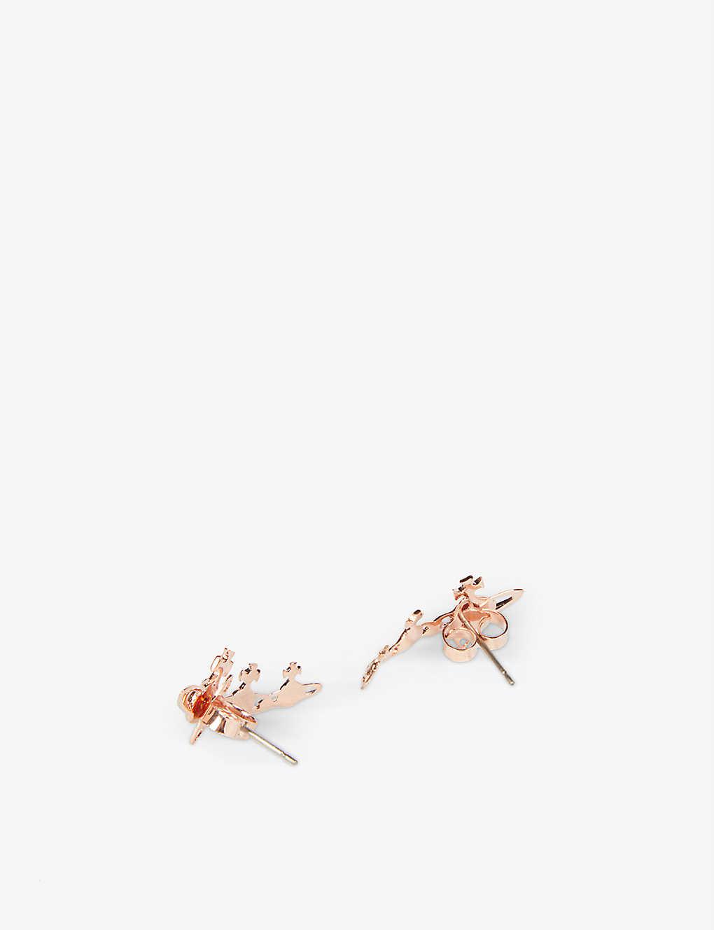 Vivienne Westwood Candy Orblinked Goldtoned Brass Earrings in