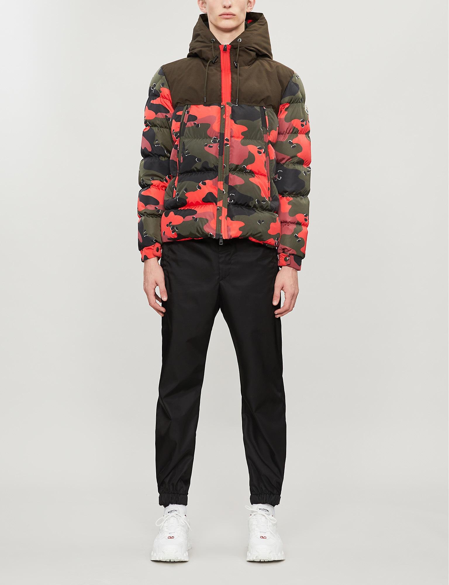 Moncler Synthetic Eymeric Camouflage-print Shell And Down-blend 