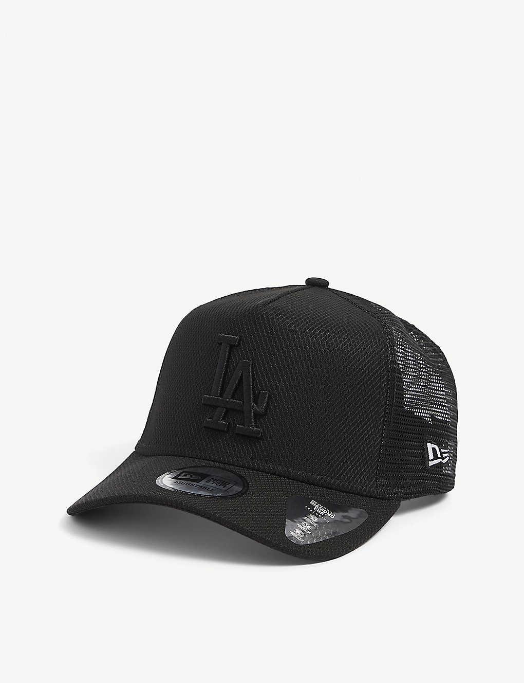 KTZ La Dodgers Mesh Trucker Hat in Black for Men