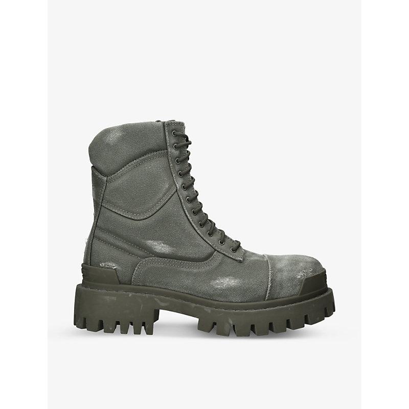 Grey designer boots sale