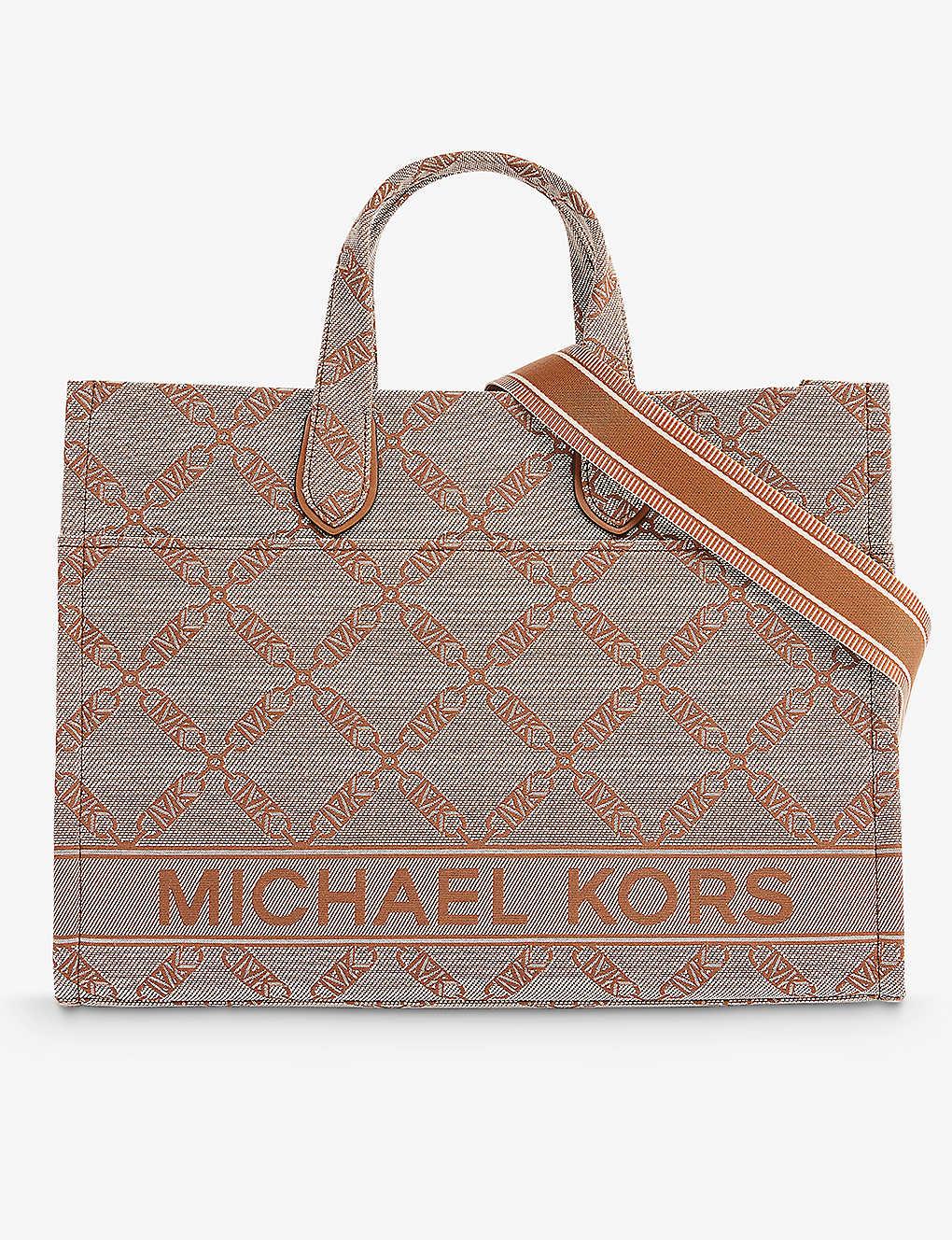MICHAEL Michael Kors Gigi Cotton-blend Large Tote Bag | Lyst