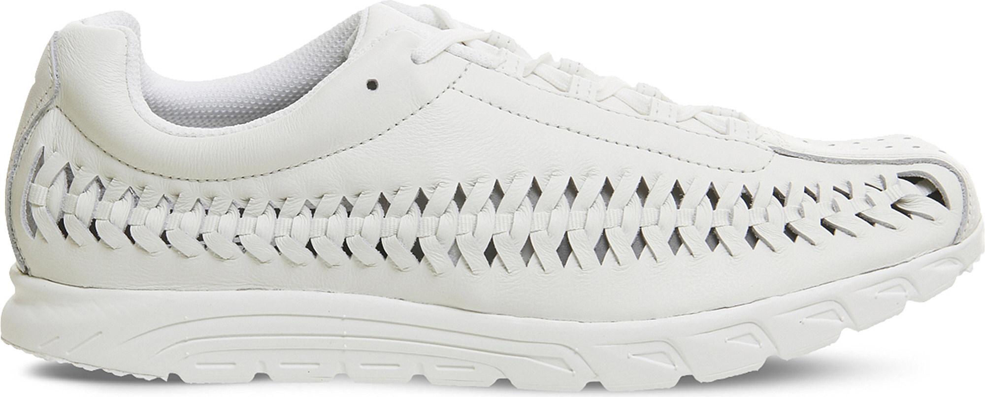 white mayfly trainers