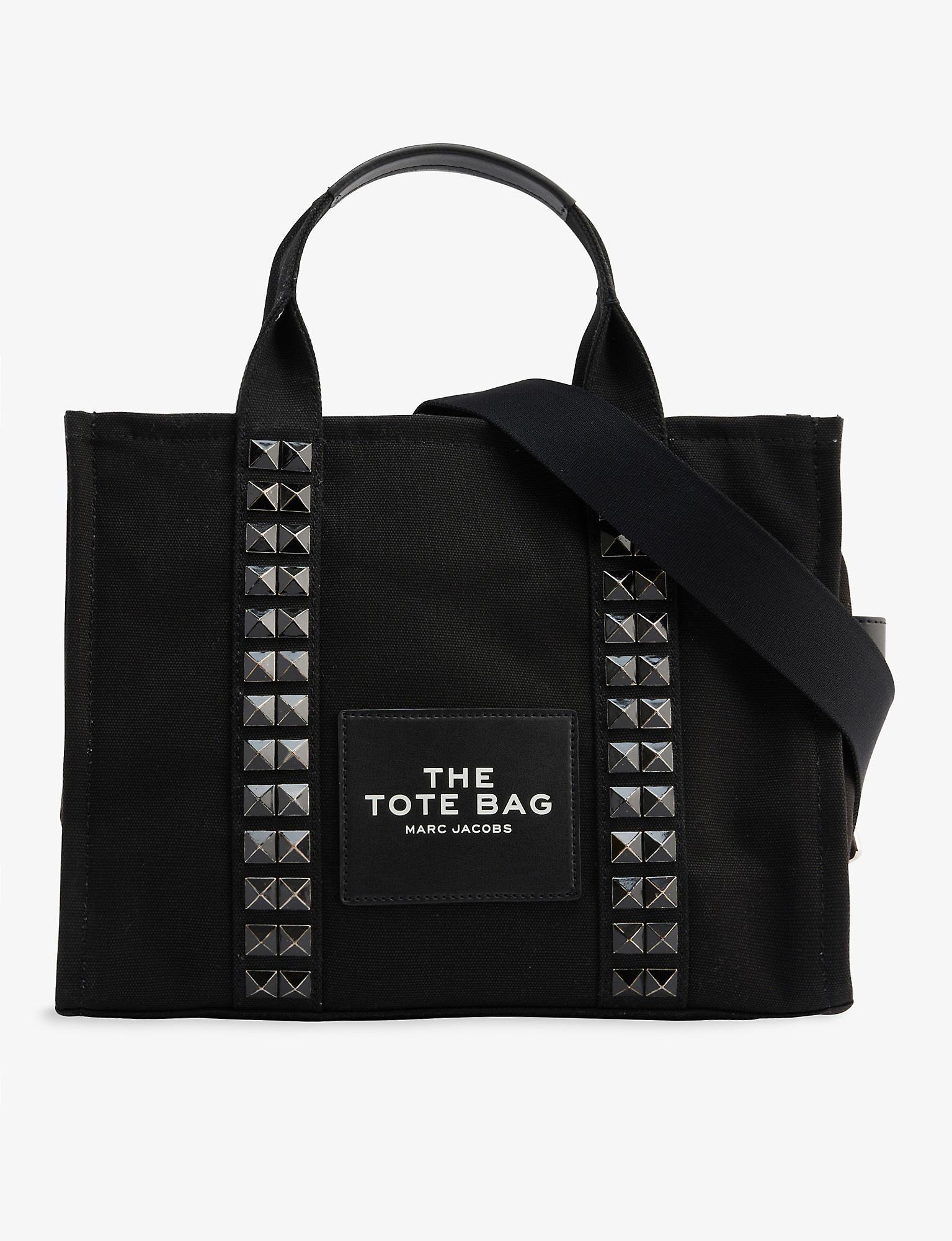 The Medium Canvas Tote Bag in Black - Marc Jacobs