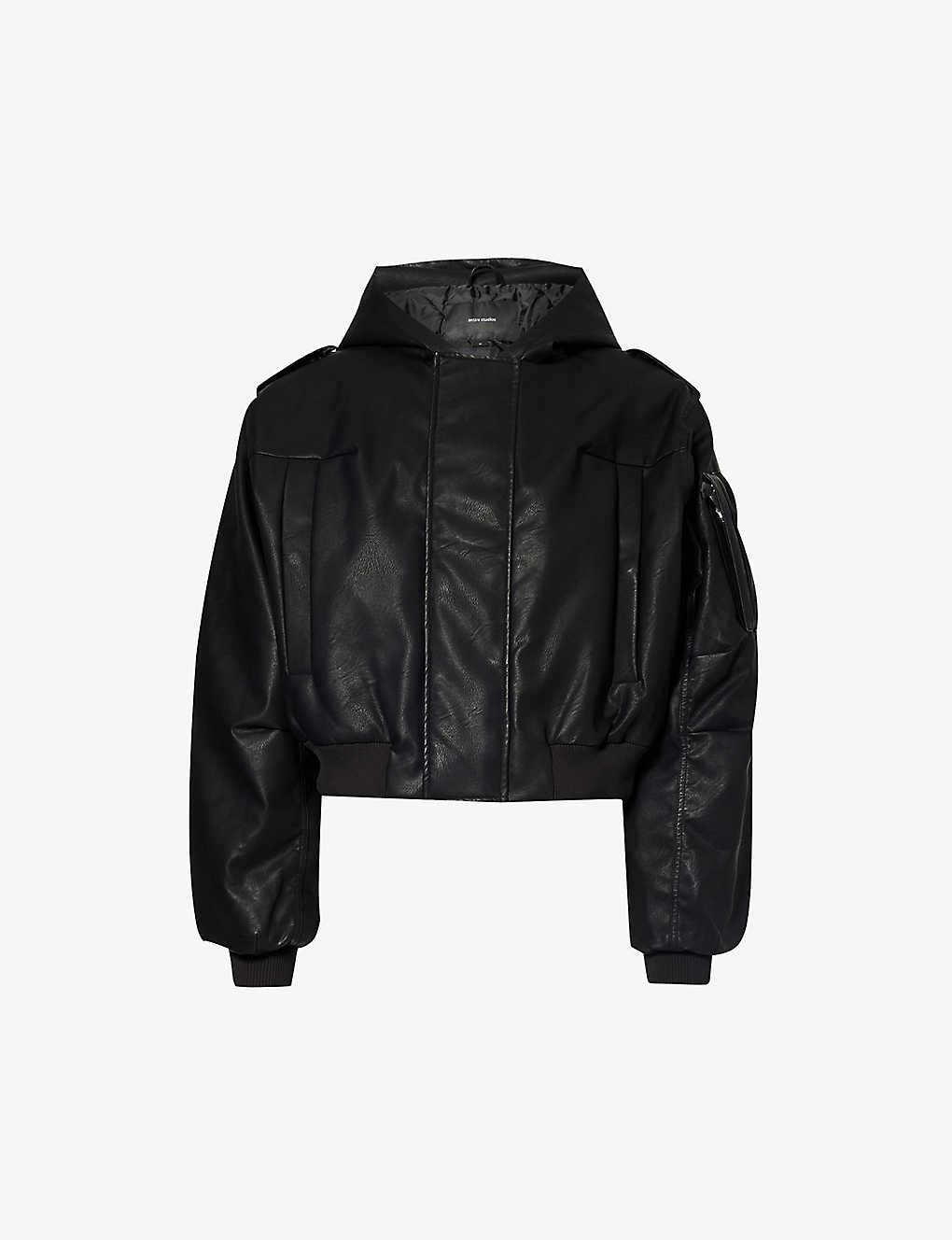 【ともや】entire studios moto bomber XS Moto bomber jacket in black - Entire Studios | Mytheresa