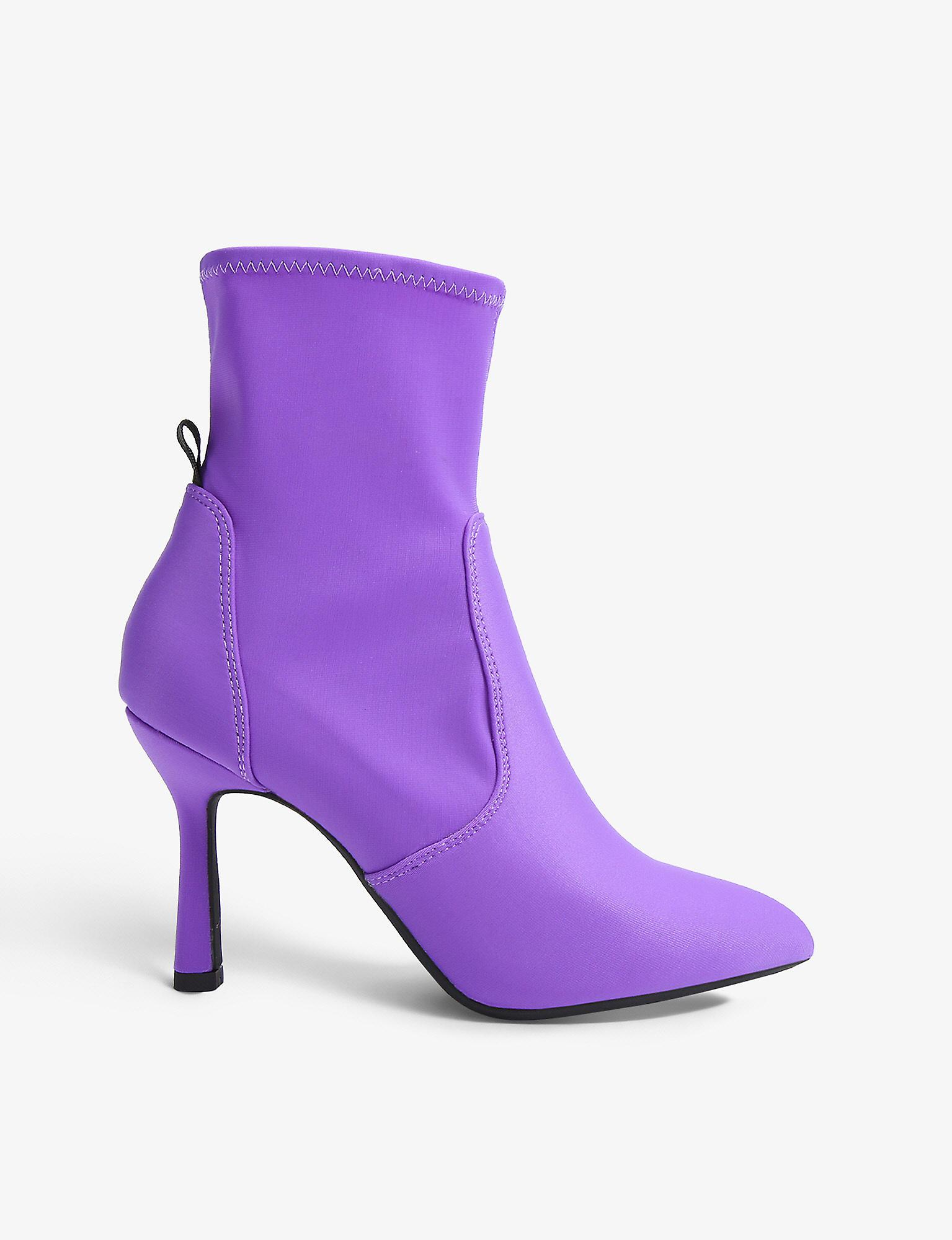 KG by Kurt Geiger Fortune 2 Flaredheel Pointedtoe Ankle Boots in