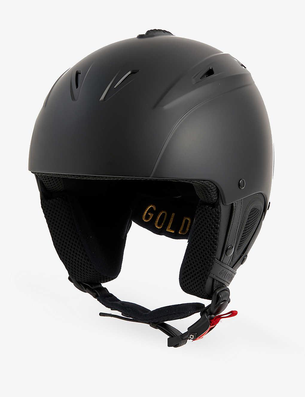 Goldbergh Khloe Logodebossed Plastic Ski Helmet in Black Lyst UK