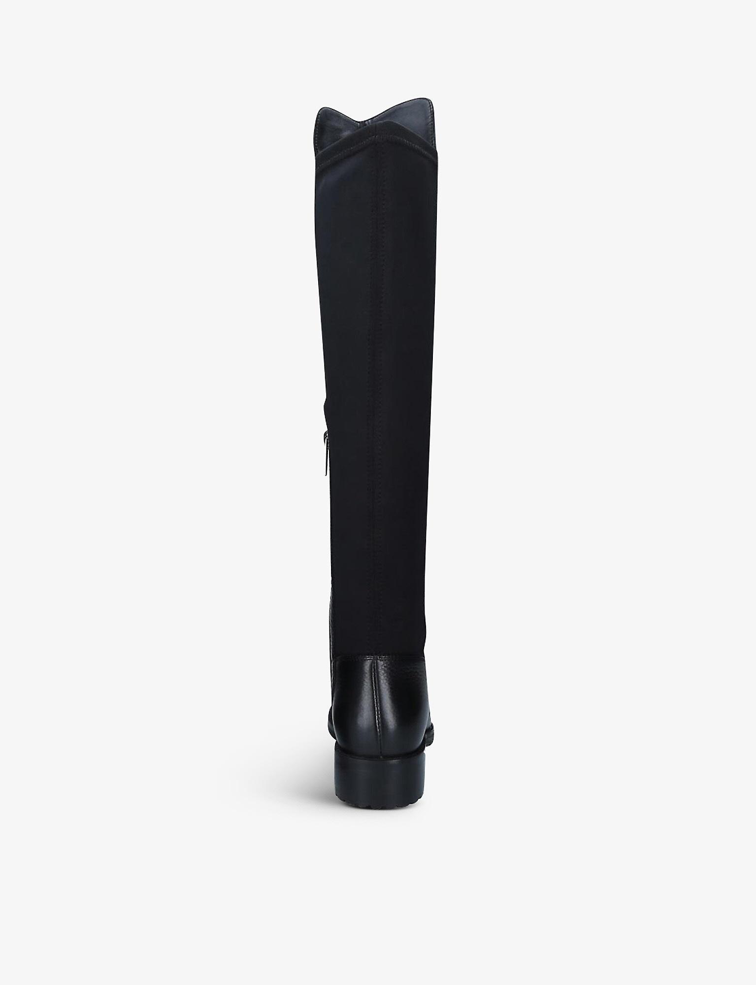 Carvela Kurt Geiger Vanessa Leather Knee-high Boots in Black - Lyst