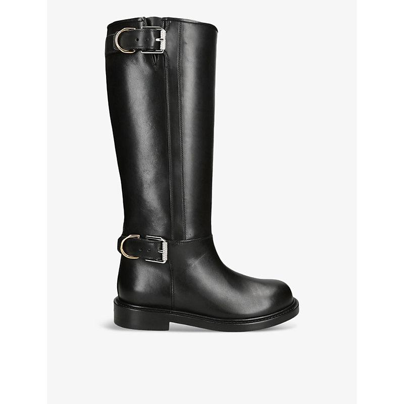 Givenchy Women's Flat Boot Voyou Black