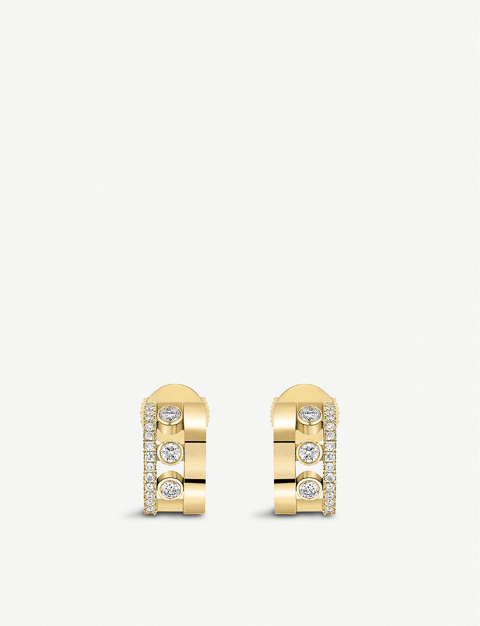 0.15CT Brilliant Round Created Diamond Bar Earrings 14K Solid Gold Mini Studs
