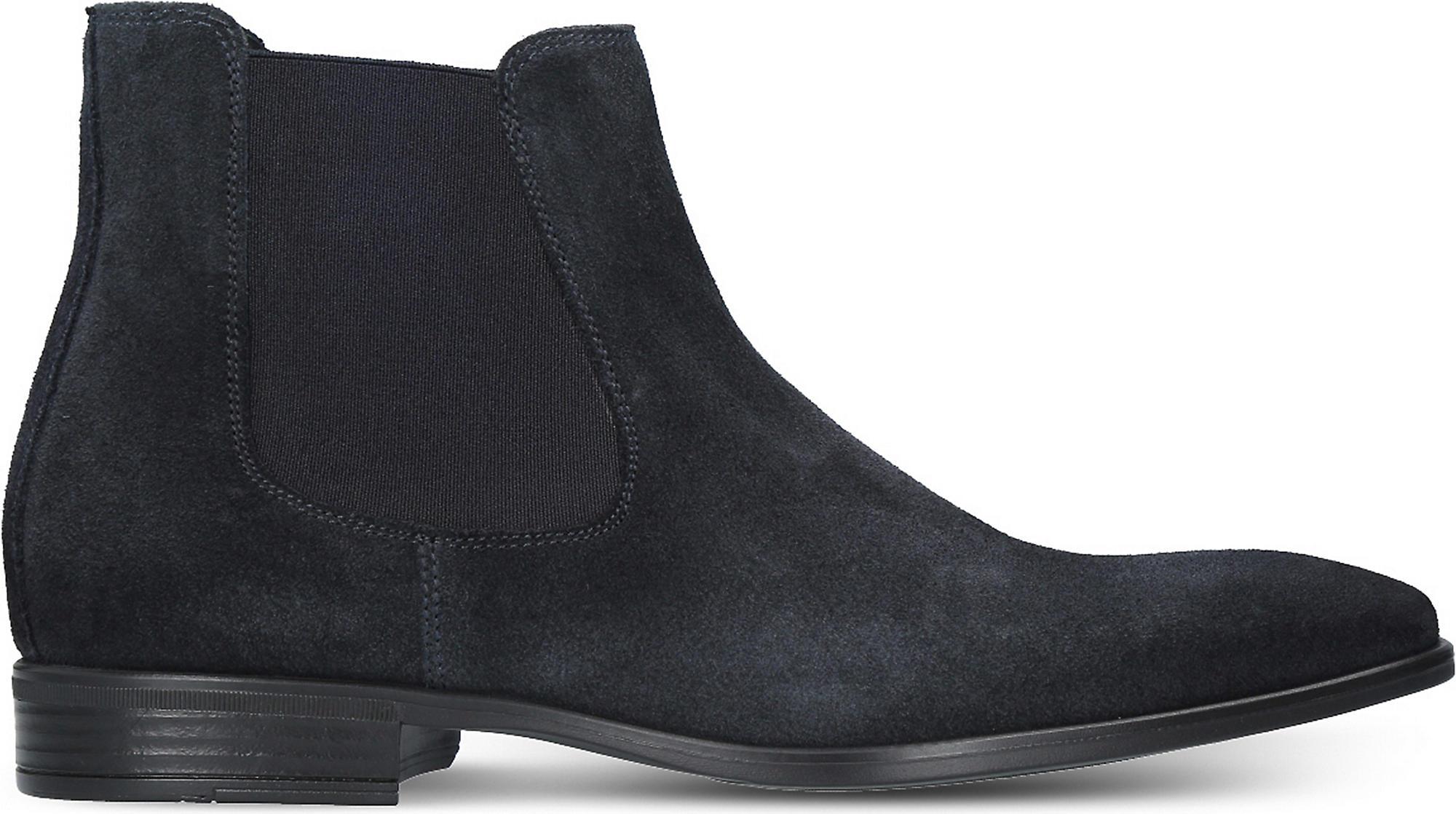 navy chelsea boots mens