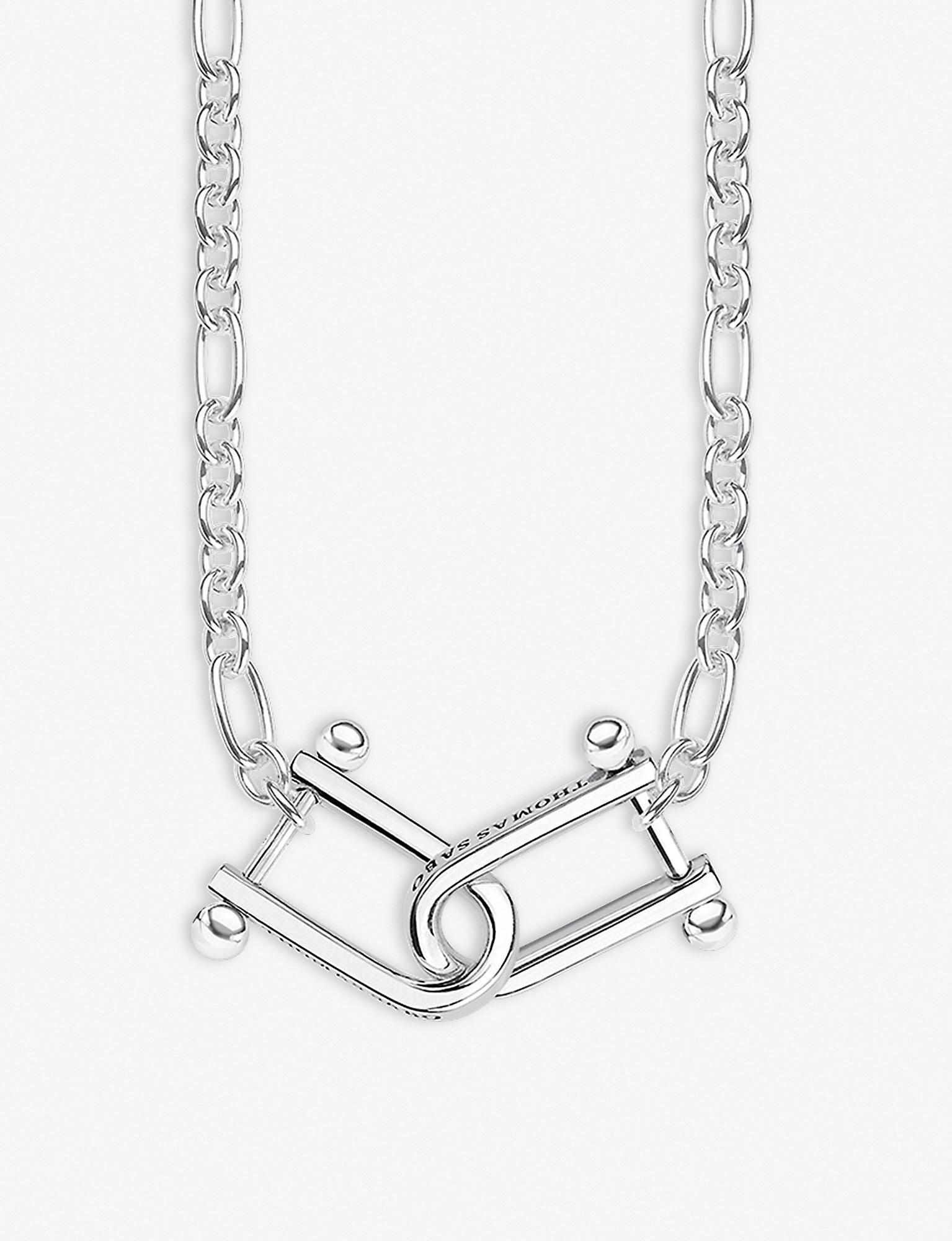 Thomas Sabo Chunky Sterling Silver Necklace in Metallic Lyst