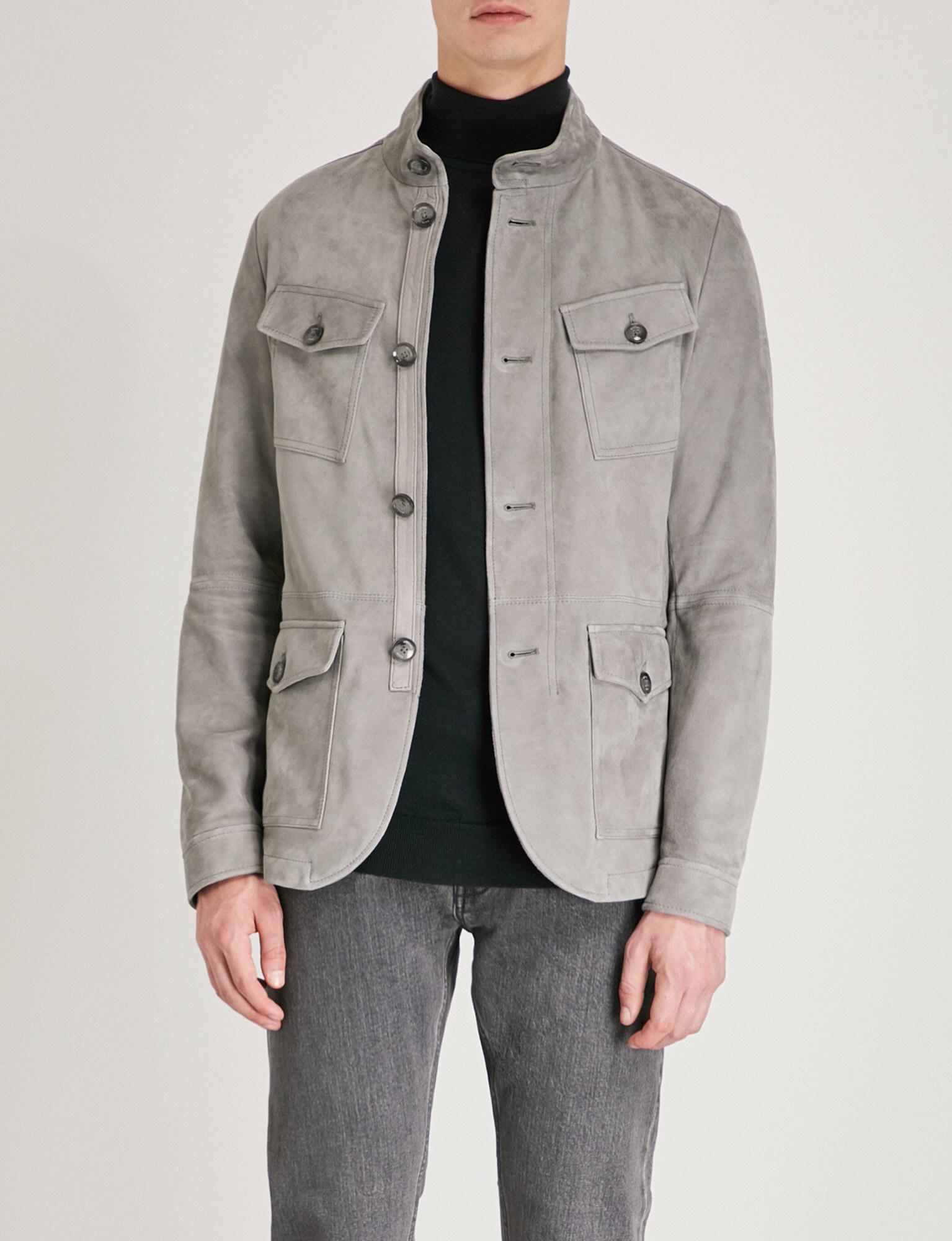 longline suede jacket