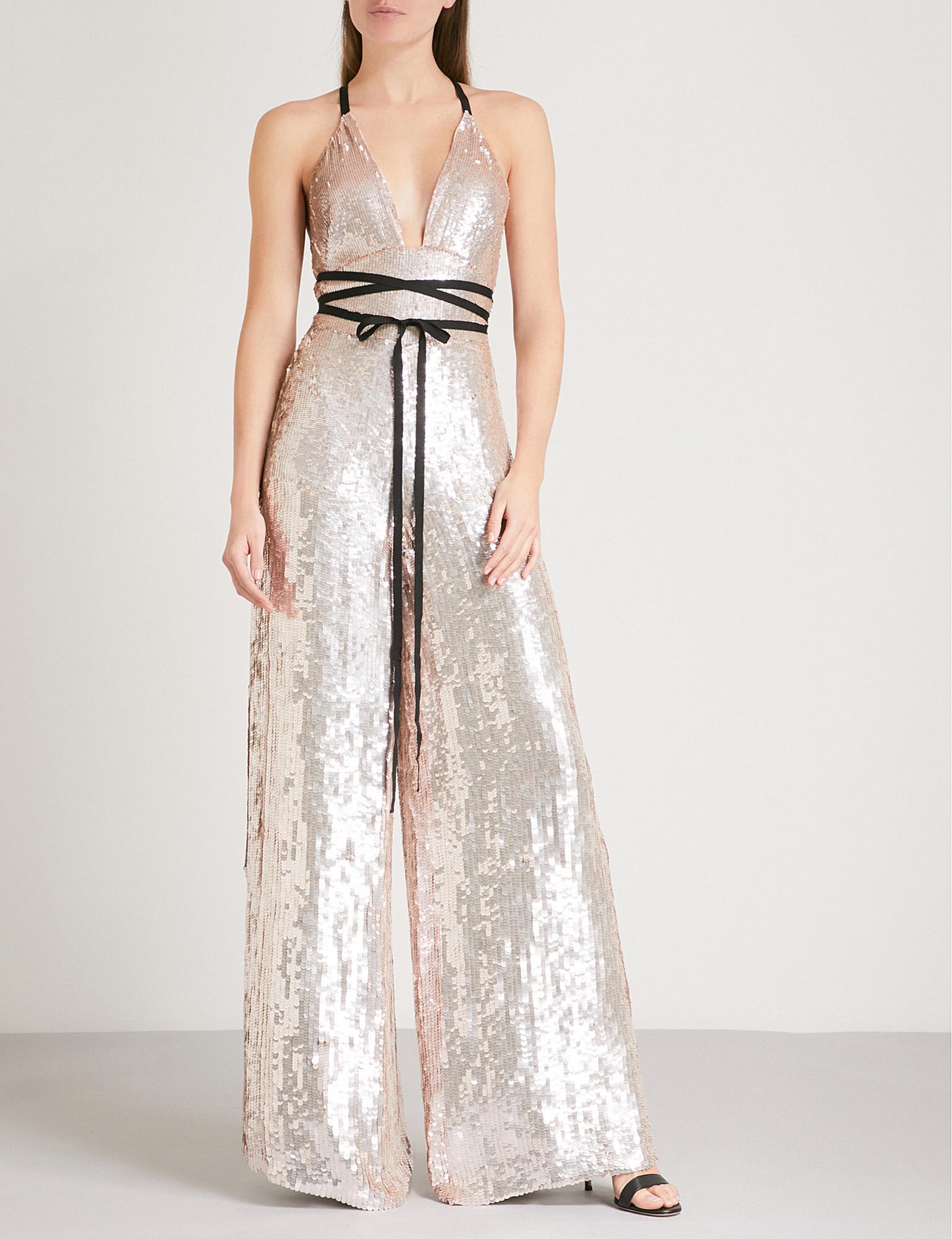 temperley sequin jumpsuit