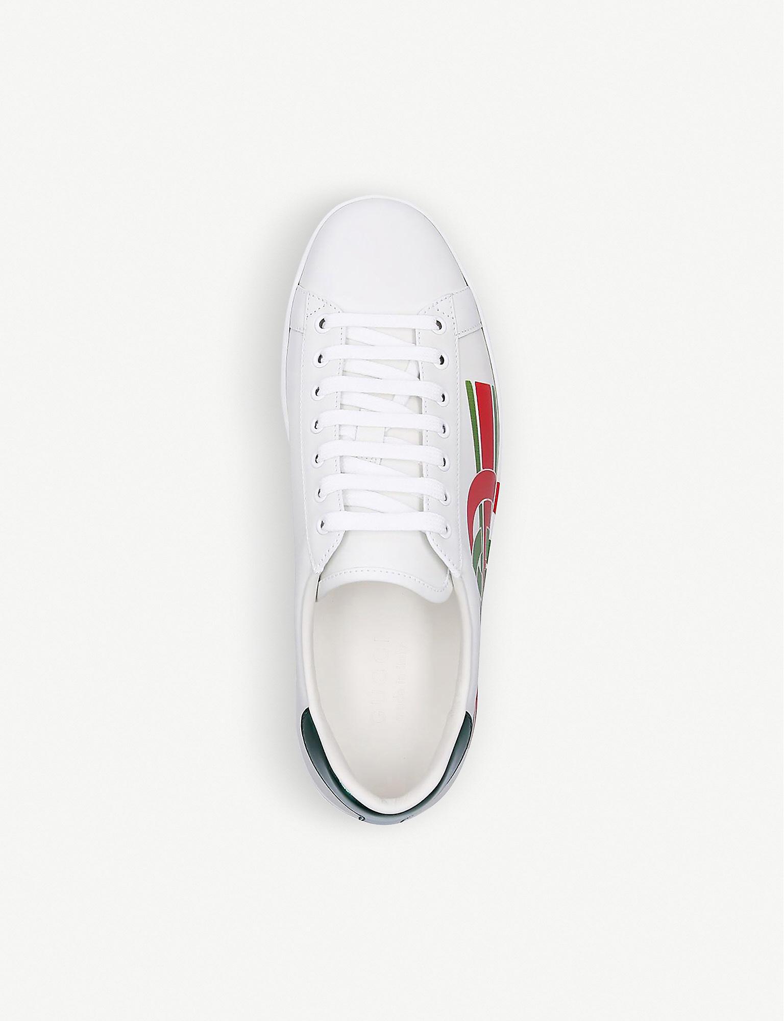 Gucci Rubber New Ace Sneaker in White for Men - Save 80% | Lyst