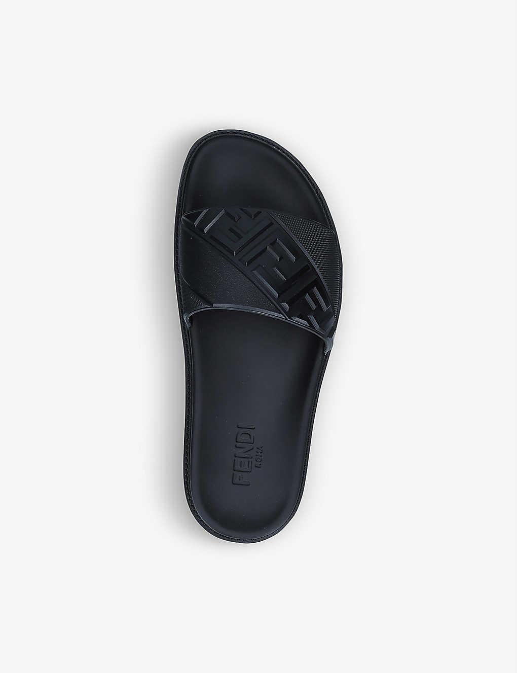 fendi rubber slides