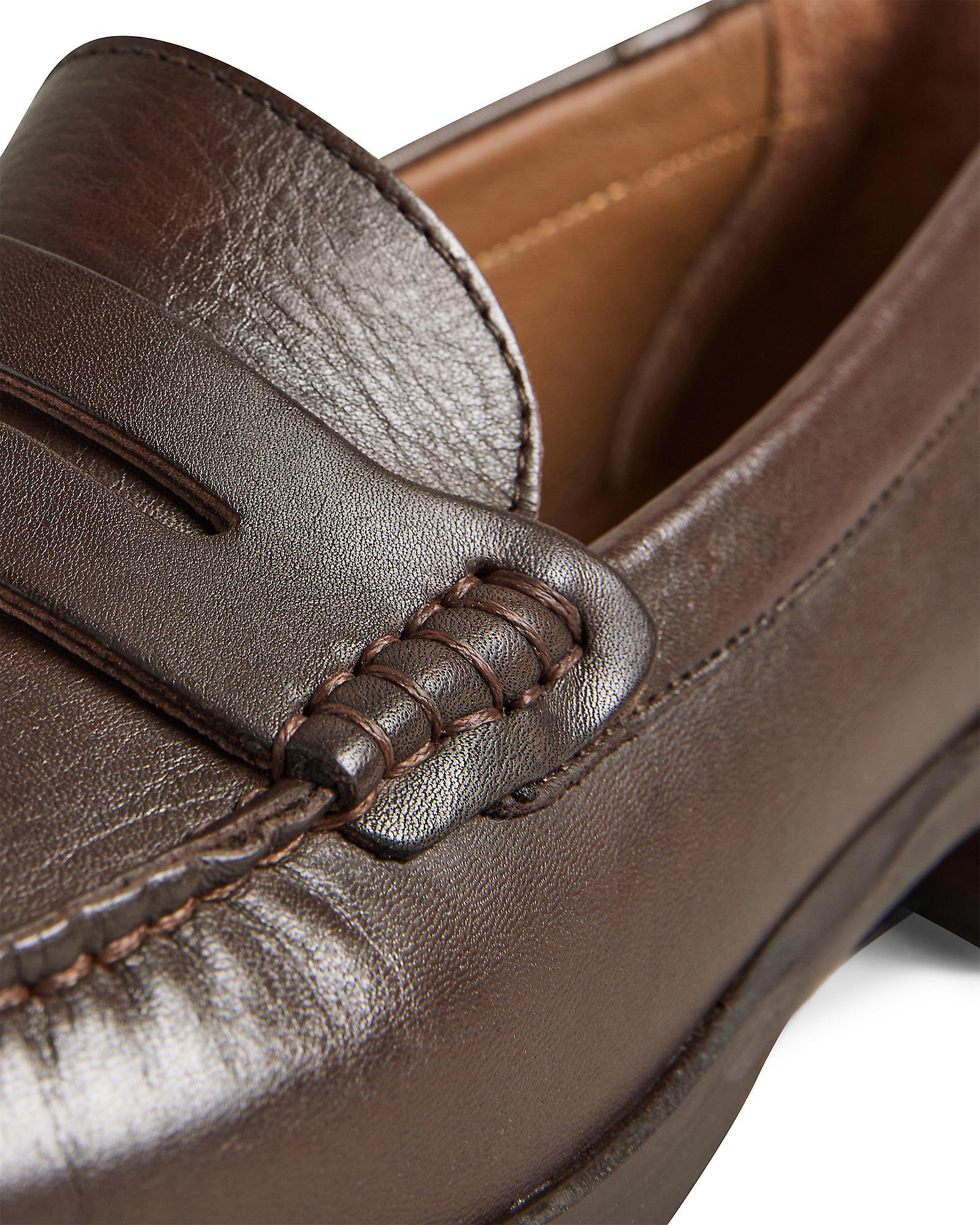 Ted Baker Alffie Leather Penny Loafers 