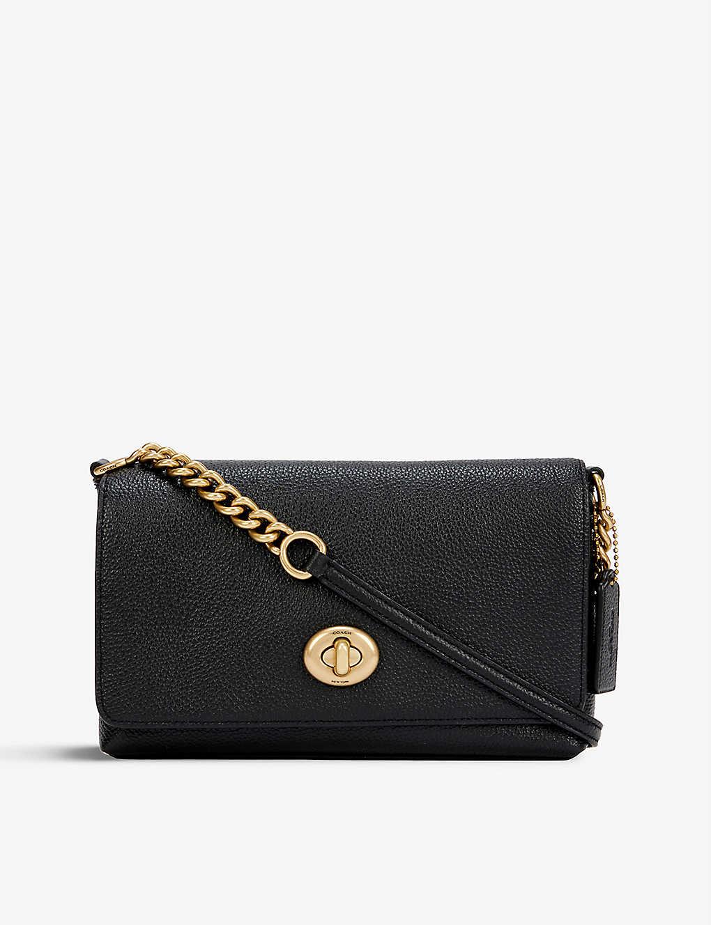 COACH Crosstown Pebbledleather Crossbody Bag in Black Lyst