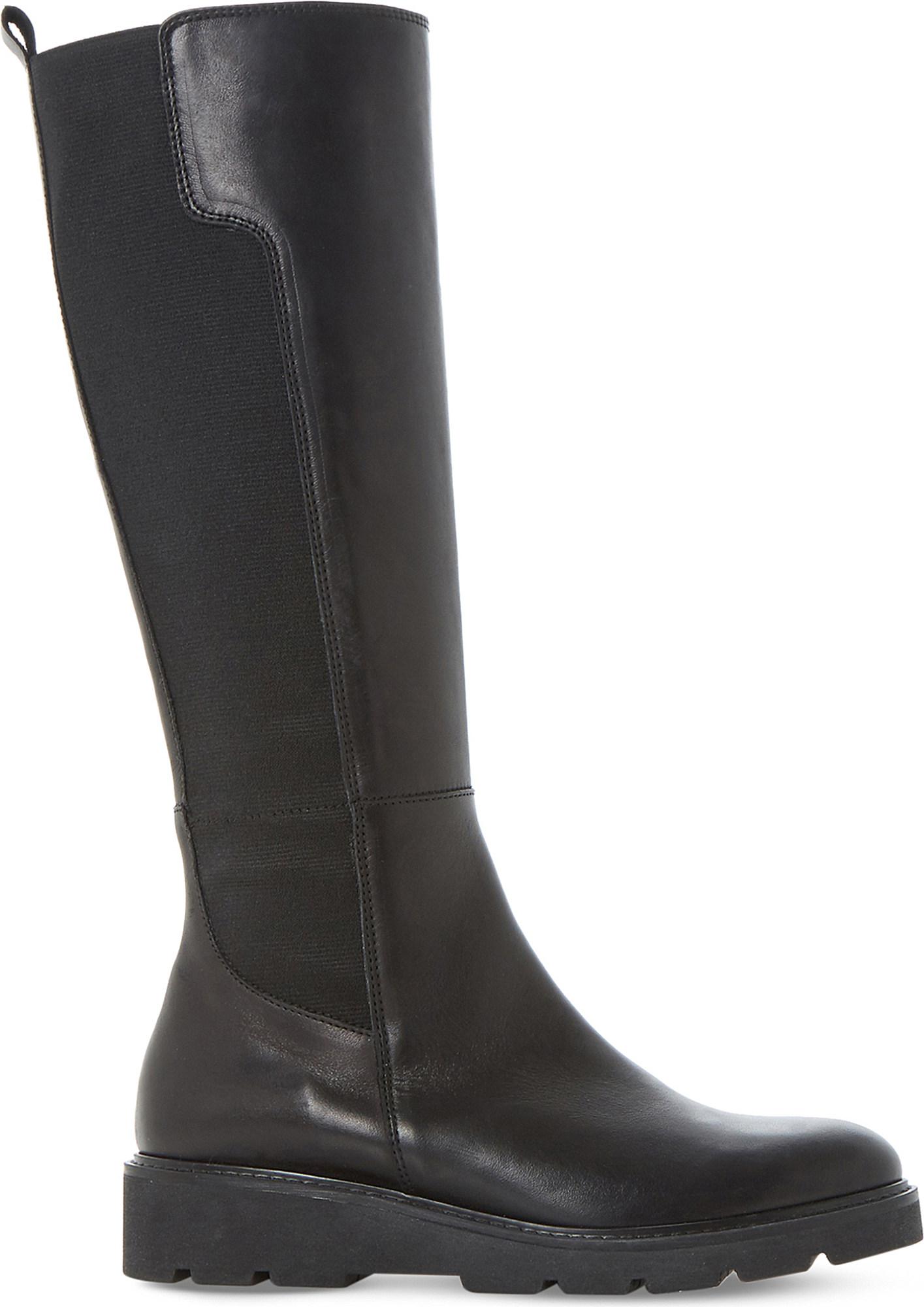 Dune Tula Leather Knee-high Boot in 