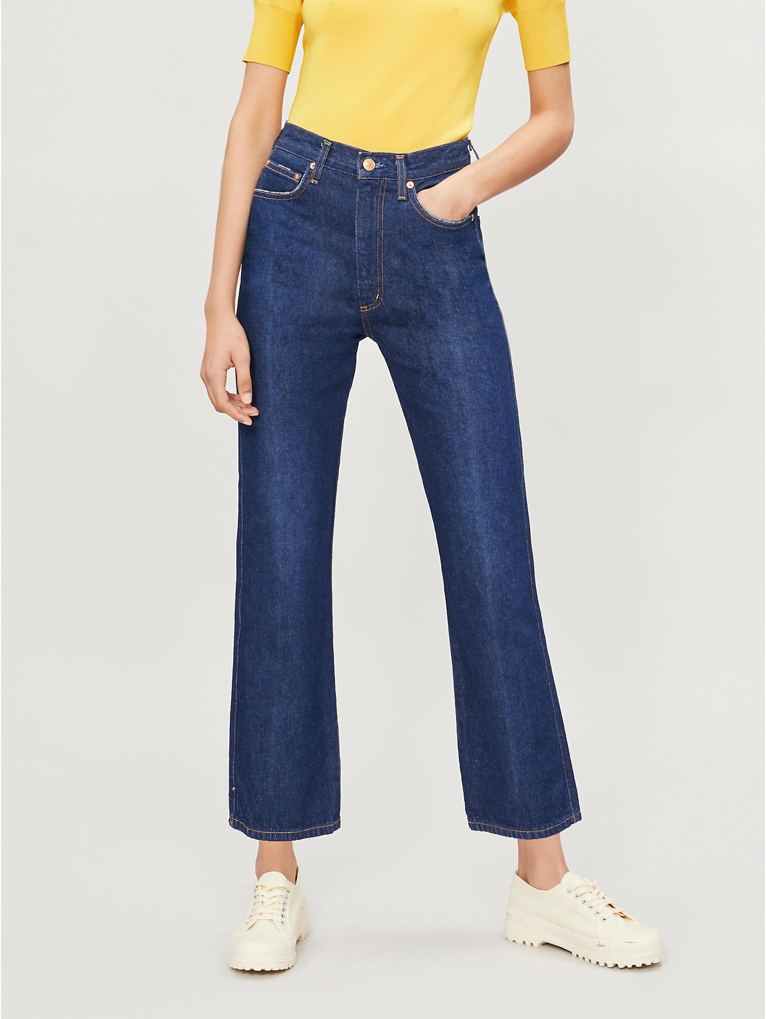 agolde pinch waist jeans radio