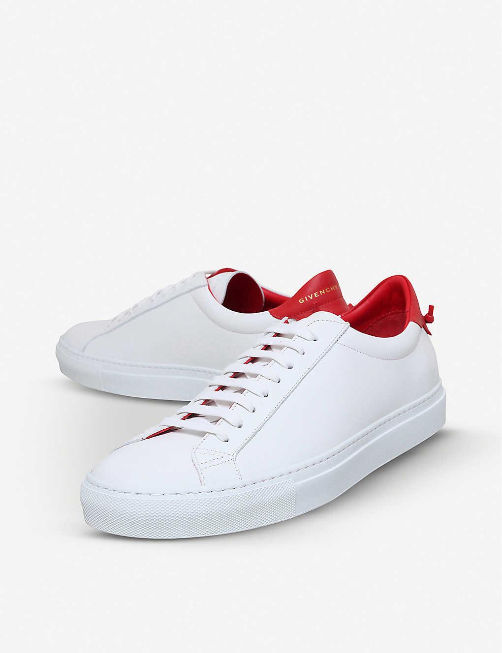 givenchy knot leather trainers