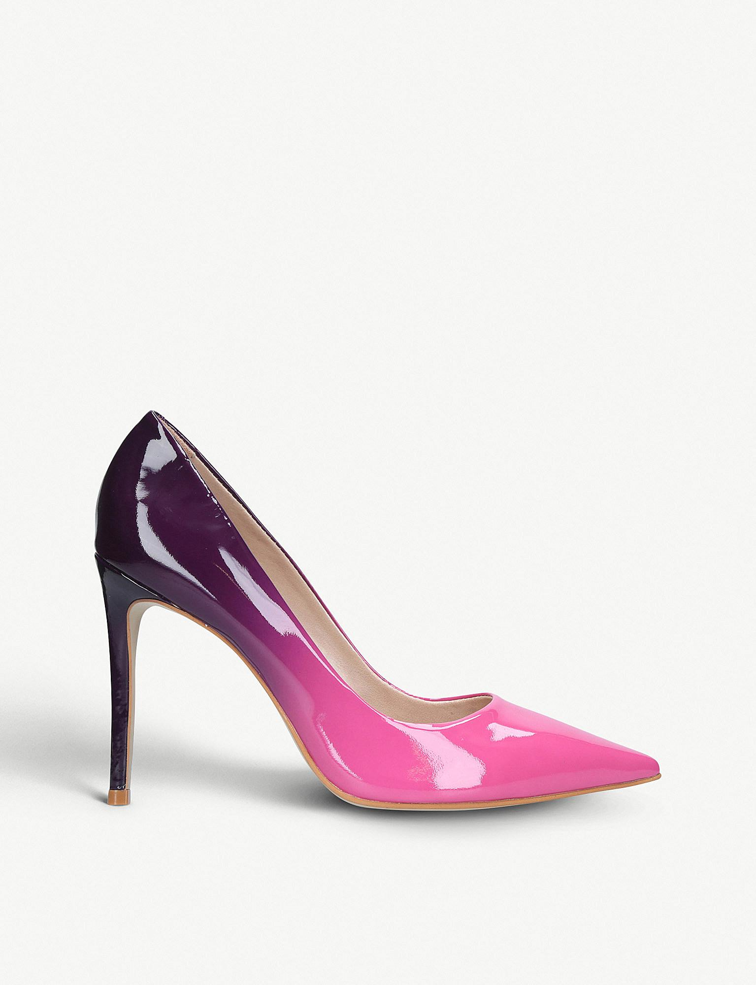 Carvela Kurt Geiger Synthetic Alice 2 100 Mm Heel Courts Purple - Lyst