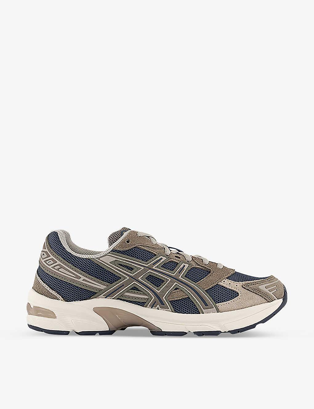 Asics Gel 1130 Panelled Mesh And Suede Trainers in Gray | Lyst