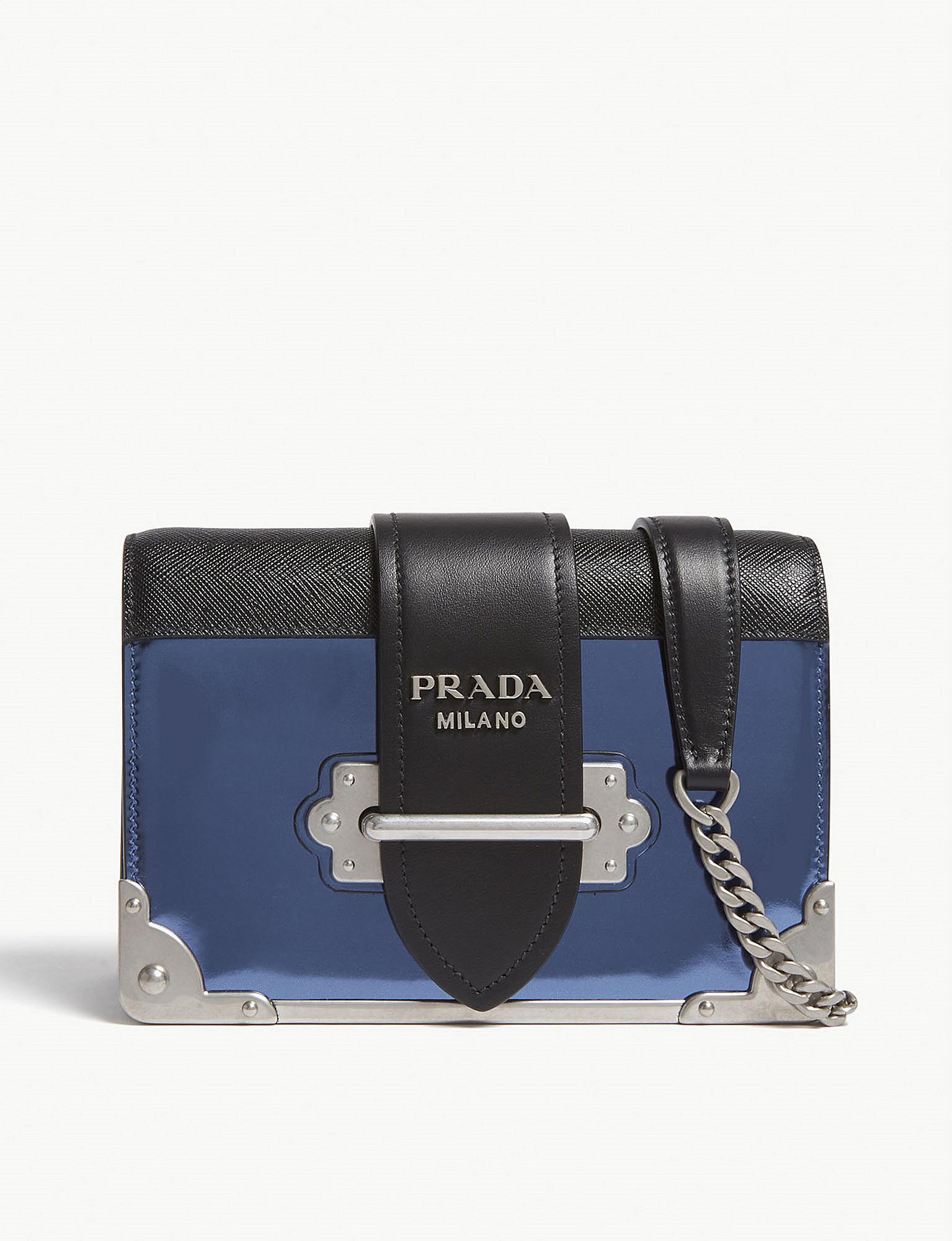 prada cahier blue