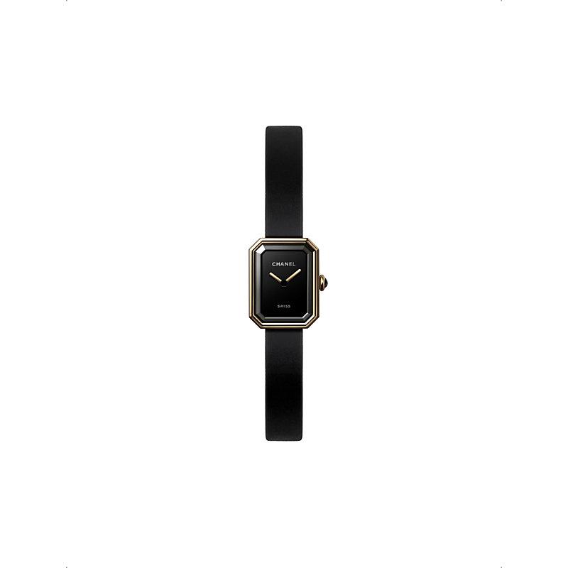 Chanel H6125 Première Ribbon 18ct Yellow-gold, Titanium And Rubber Quartz  Watch in White