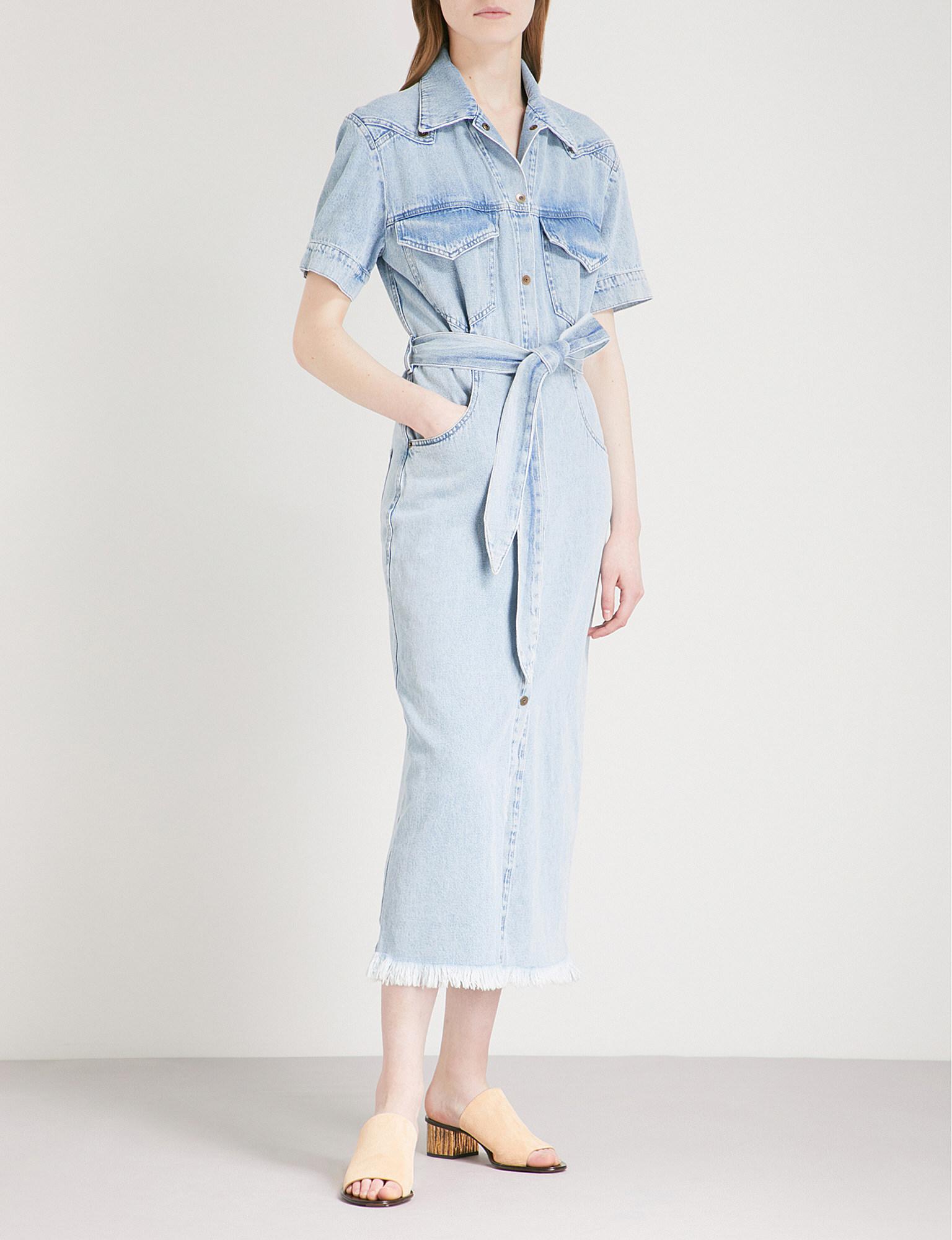 Nanushka Denim Dress Store, 52% OFF 