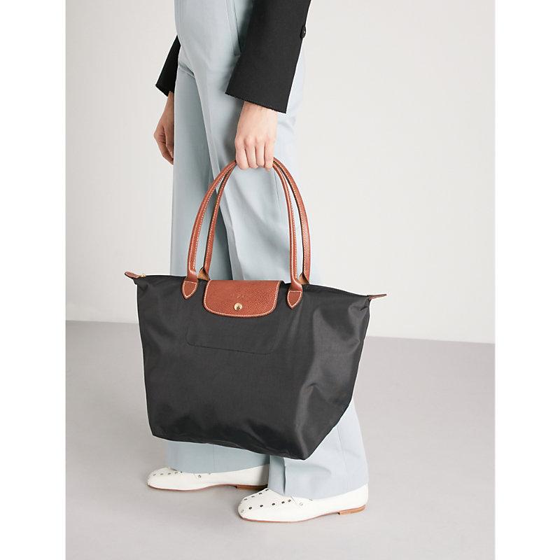 Longchamp 'Le Pliage' Large Tote Black